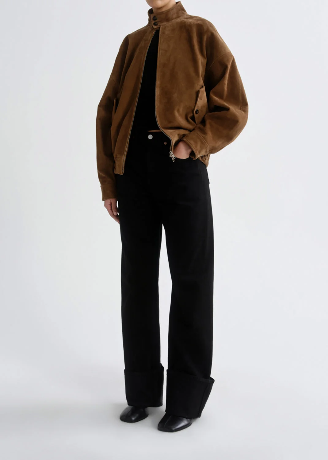 BLAIR JACKET (SUEDE) IN PECAN - 1