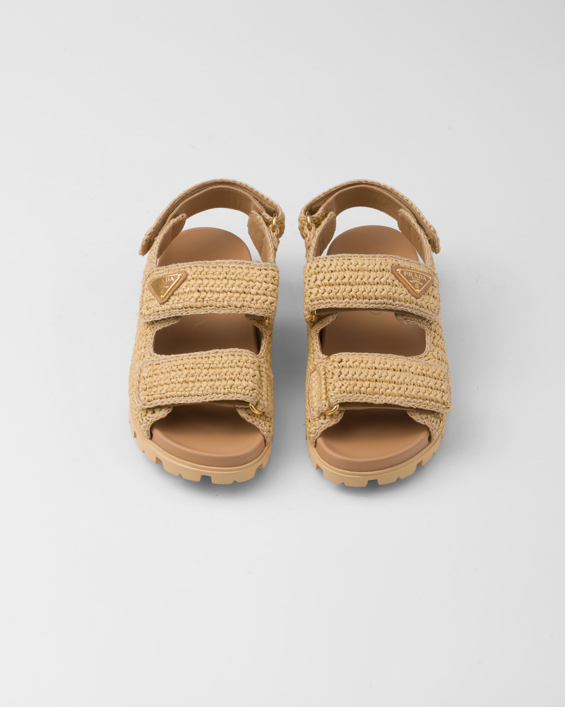 Woven fabric sandals 3