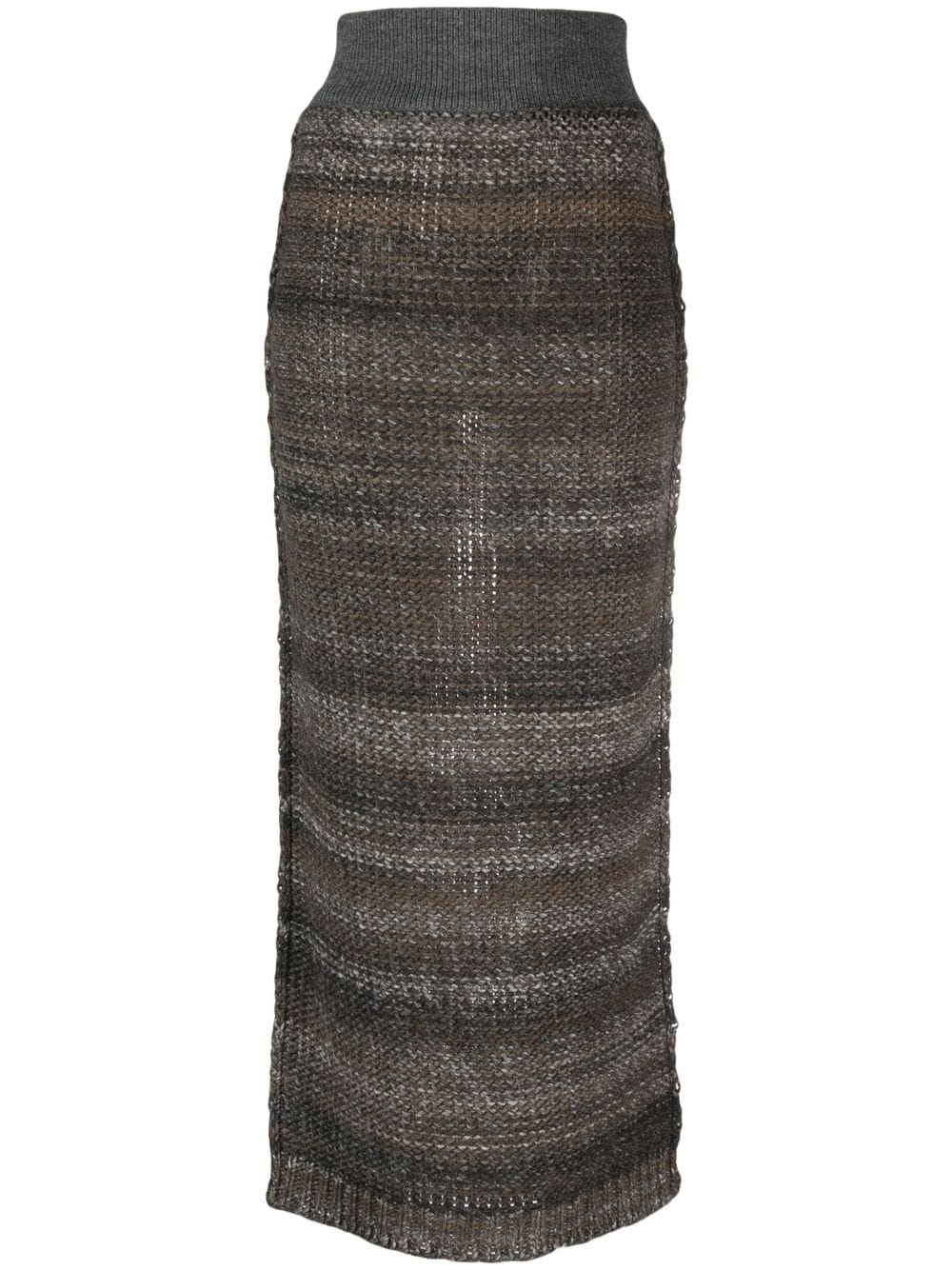 Lynette knitted midi skirt - 1