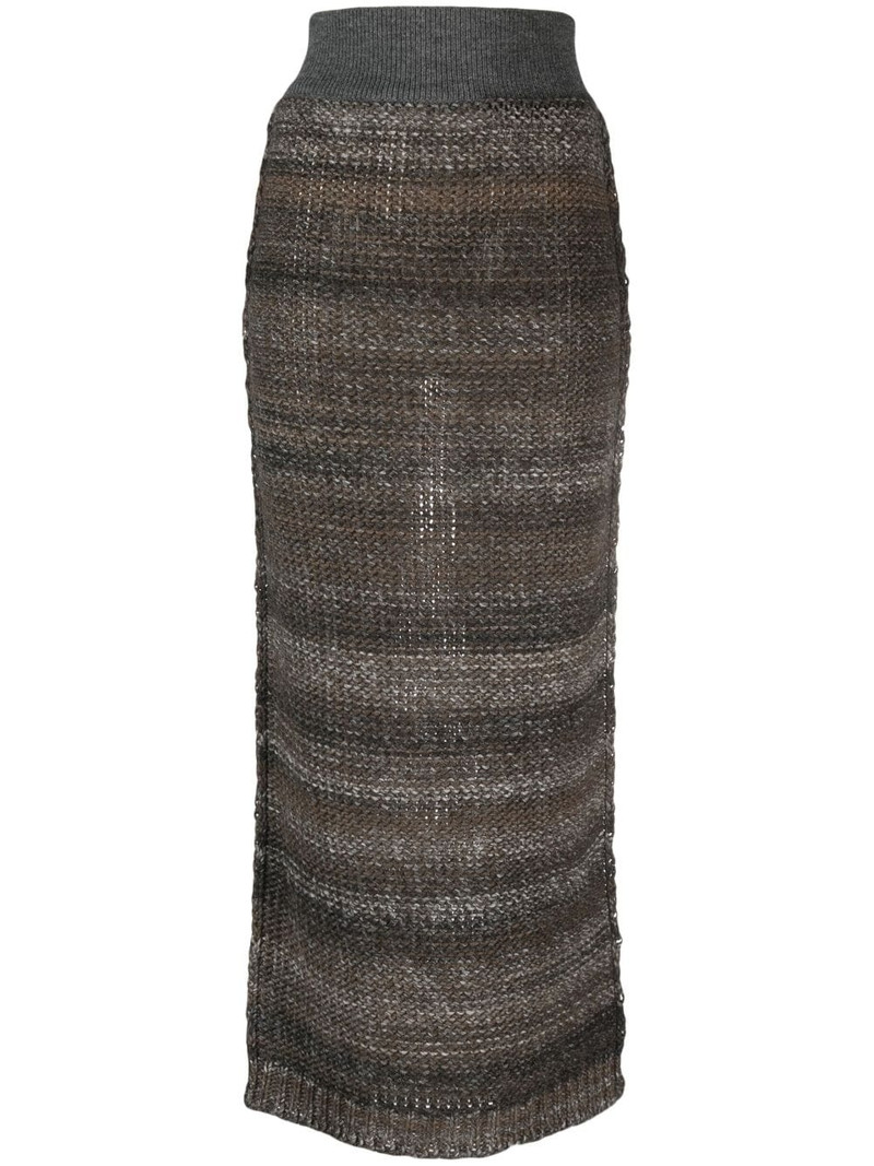 Lynette knitted midi skirt 1