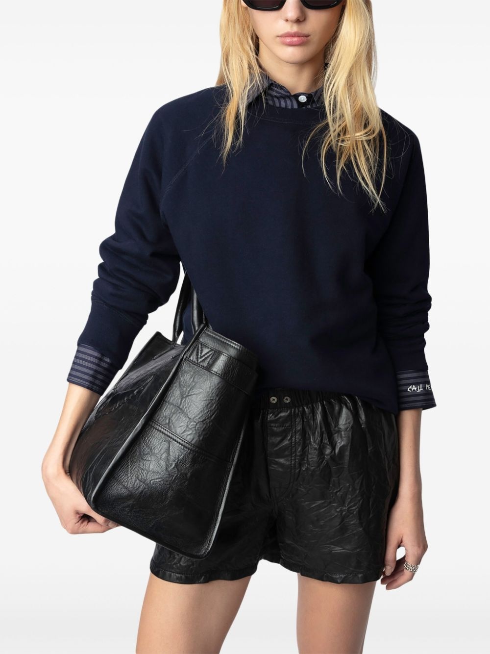 embroidered sweatshirt - 5