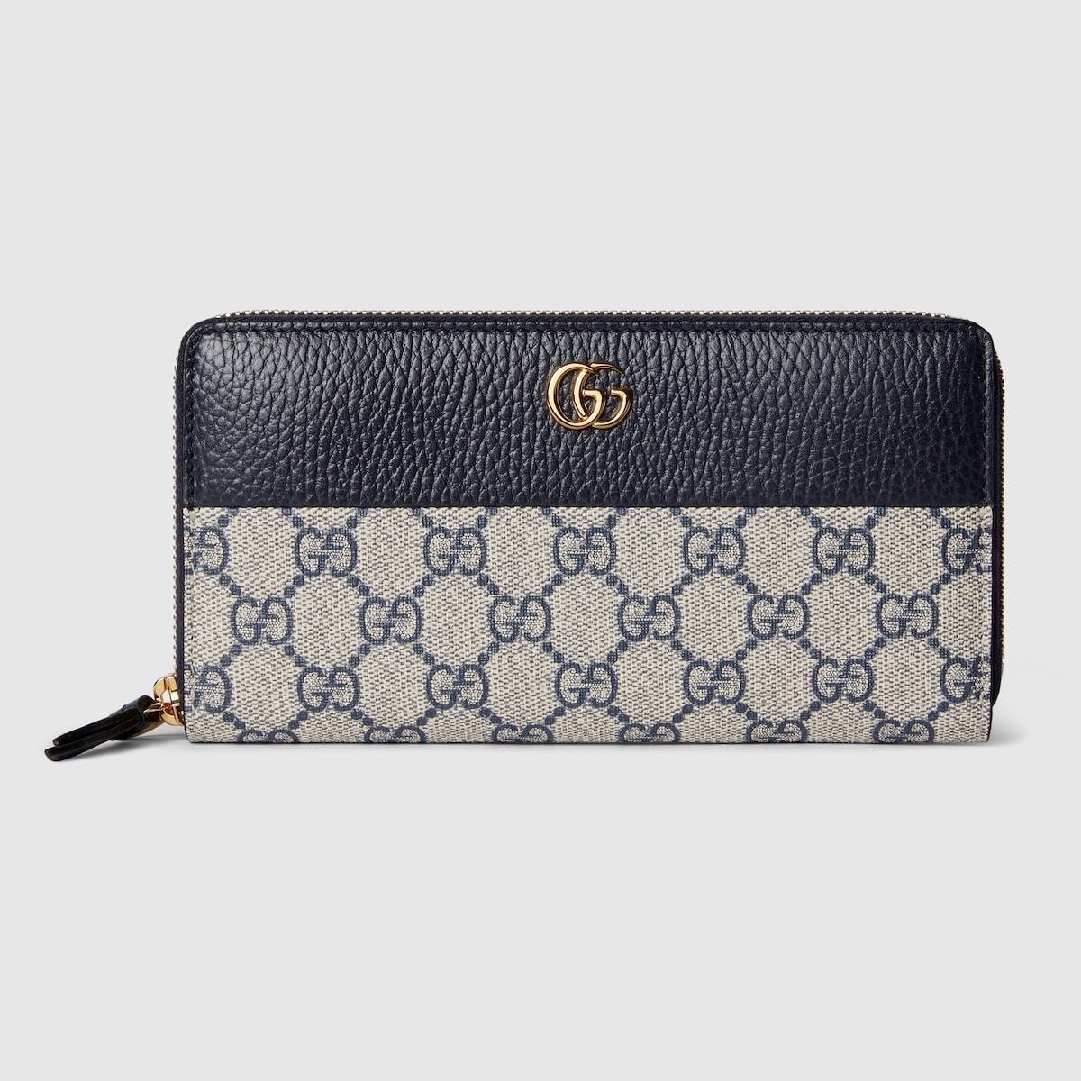 GG Marmont bi-color zip around wallet - 1