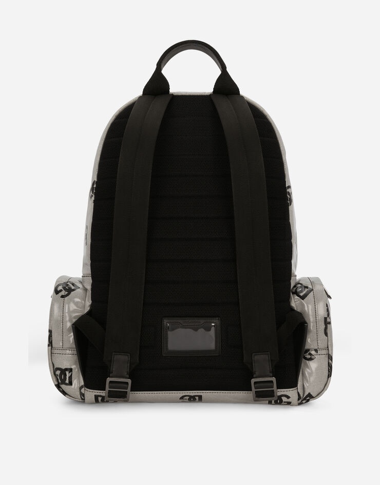Coated fabric backpack with logo - 3