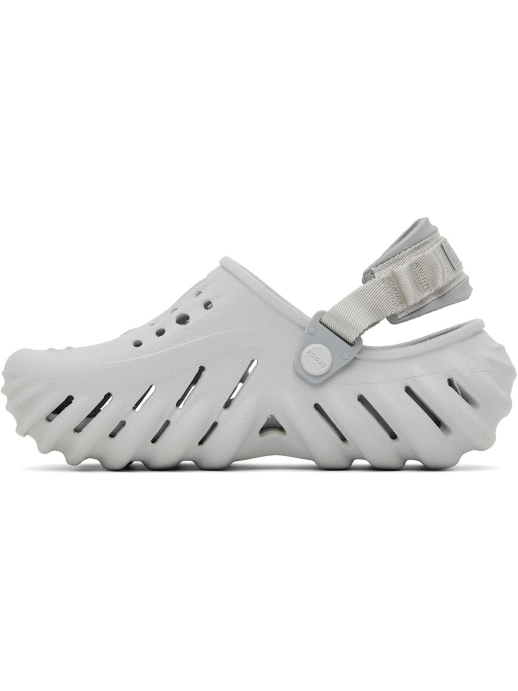 Gray Echo Clogs - 3