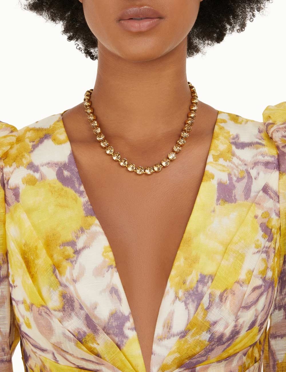 CRYSTAL TENNIS NECKLACE - 2