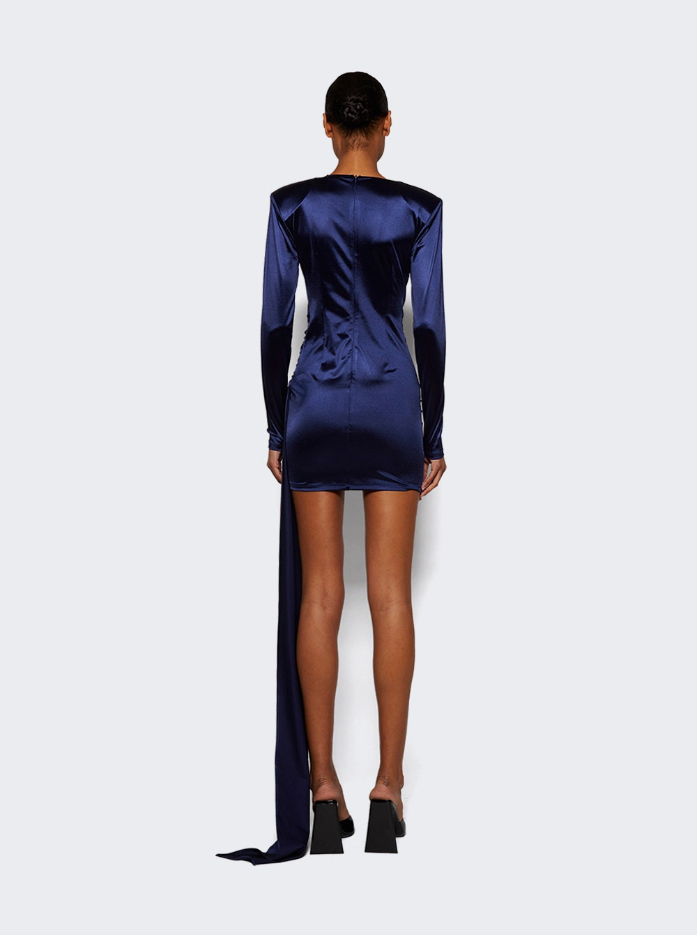 Azure Mini Dress Obscure Blue - 5