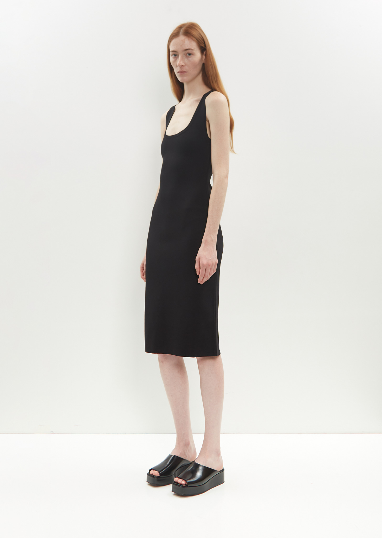 Short Tank Dress — Black - 4