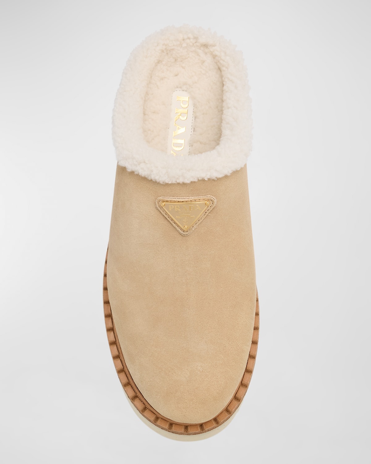 Suede Shearling Cozy Platform Mules - 5