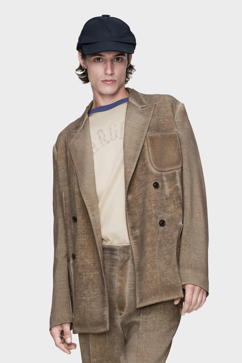 Maison Margiela Wool double-breasted jacket outlook