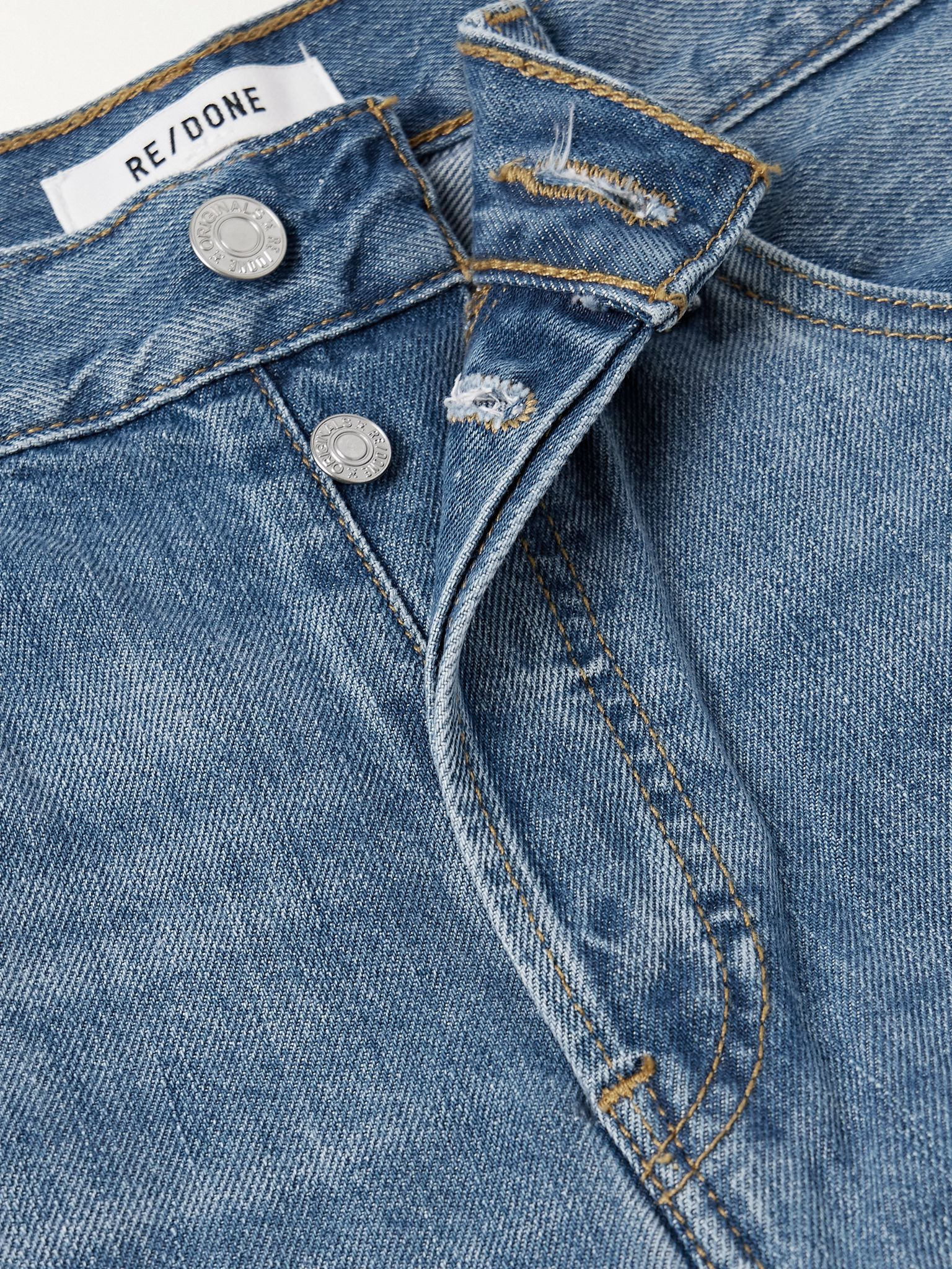 The Thrasher low-rise straight-leg jeans Mid denim - 5
