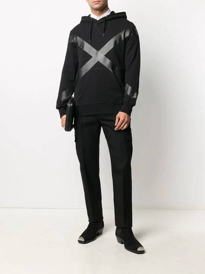 Alexander McQueen appliqué detail hoodie outlook