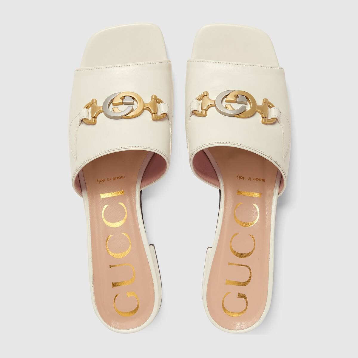 Gucci Zumi leather slide sandal - 3