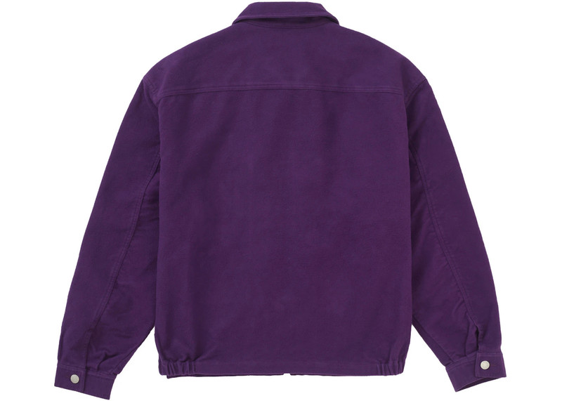 Supreme Supreme Moleskin Work Jacket (SS25) Purple outlook