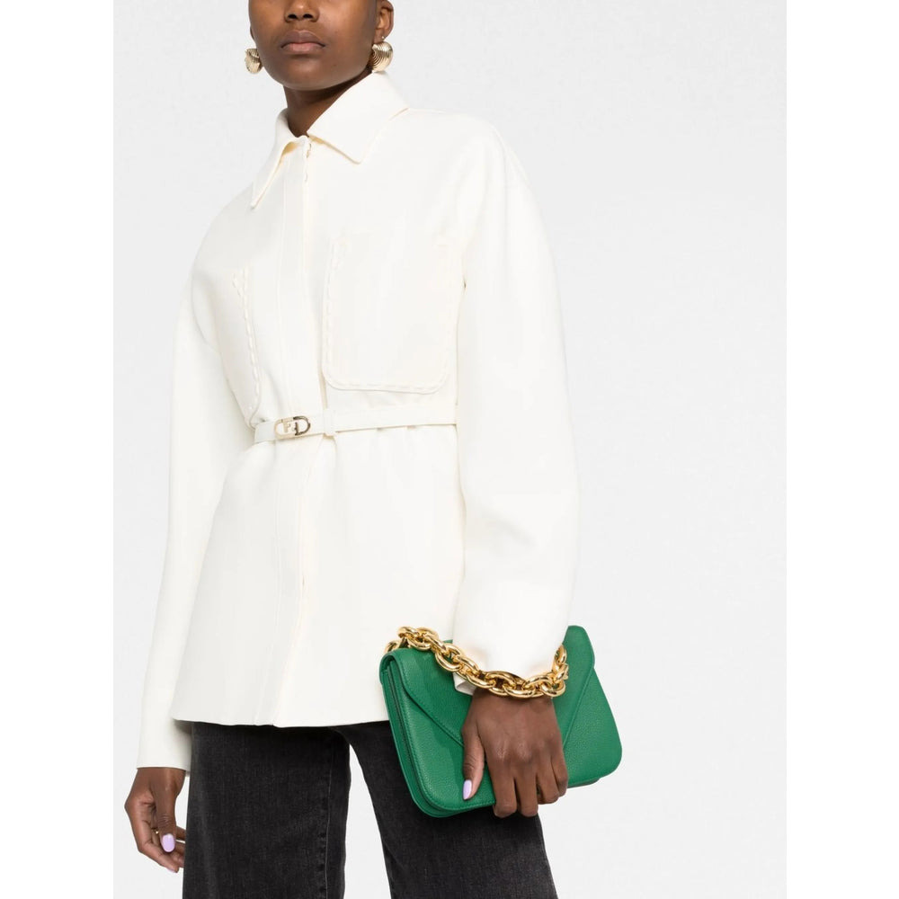 Fendi Neutrals Jackets - Fitted Jackets Women - 4