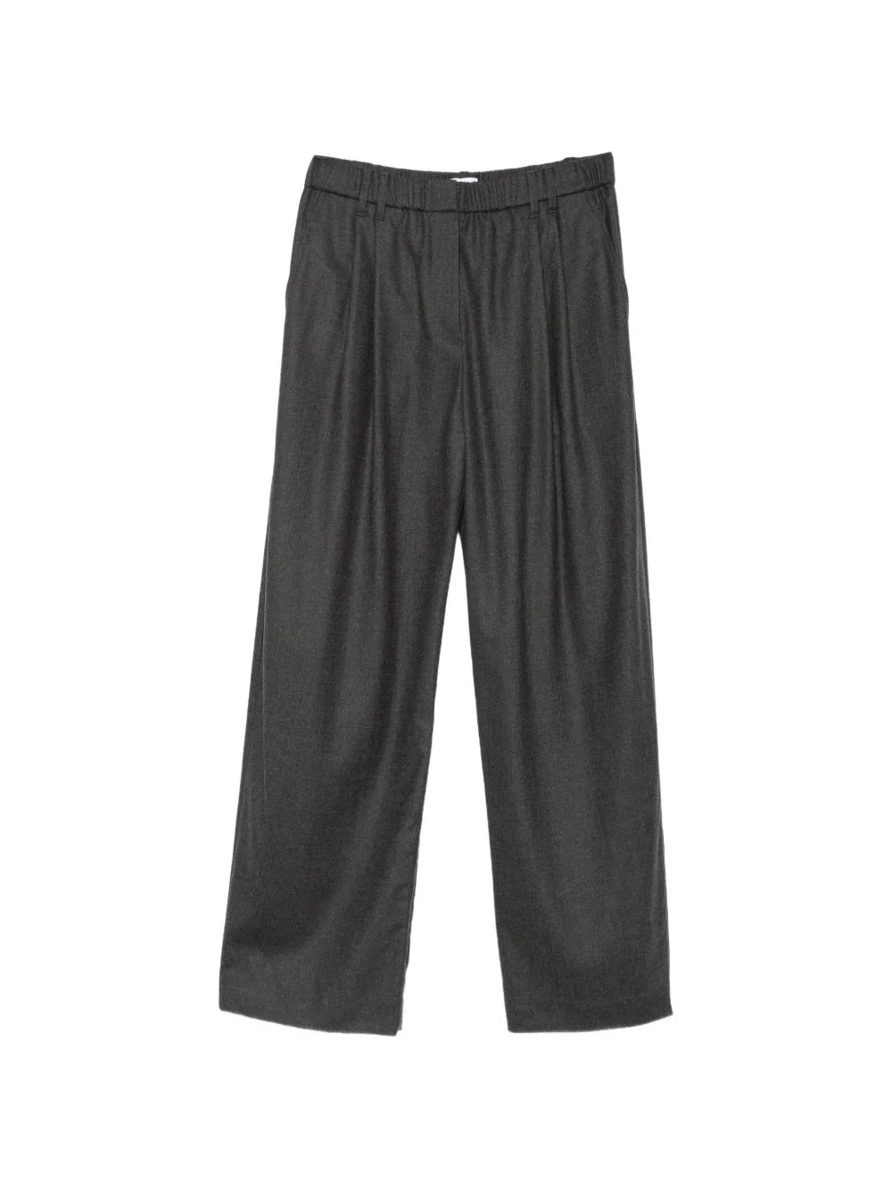 pleated wool trousers - 1