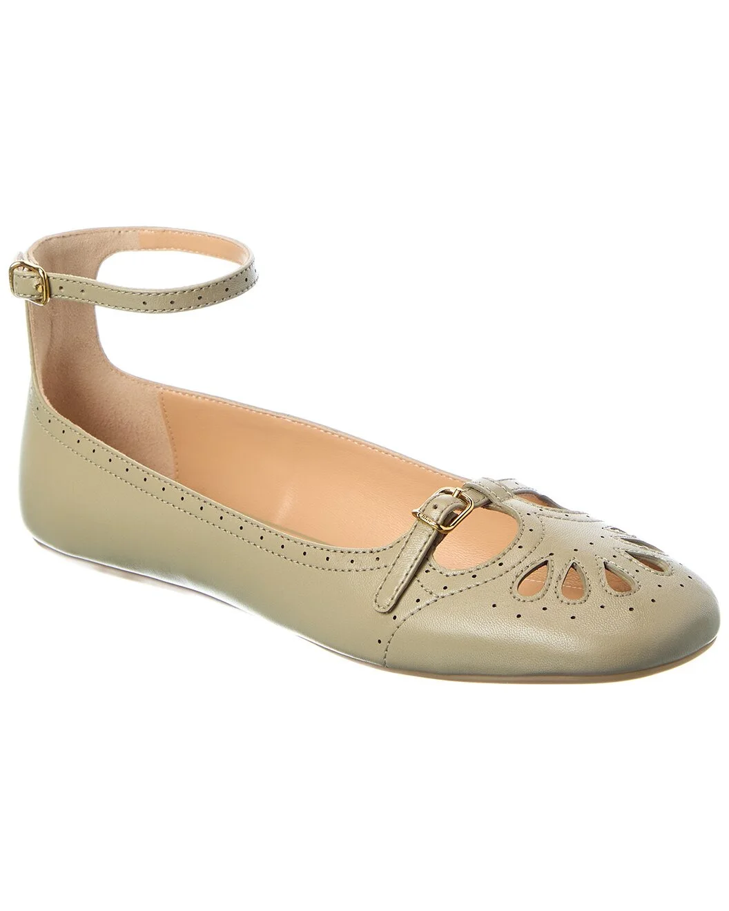 Chloé Misty Leather Ballerina Flat - 1