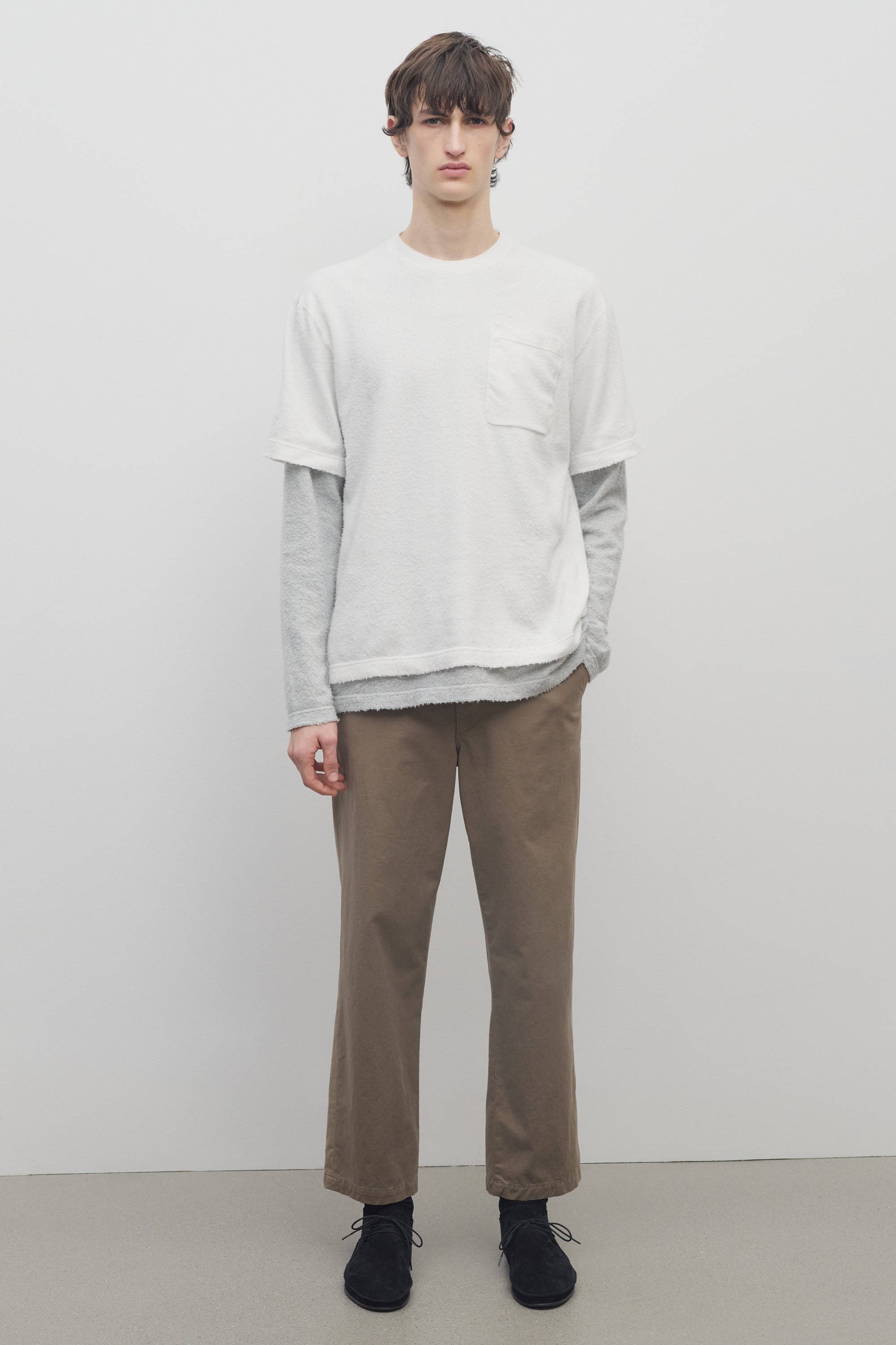 Zack Pant in Cotton and Cashmere - 3