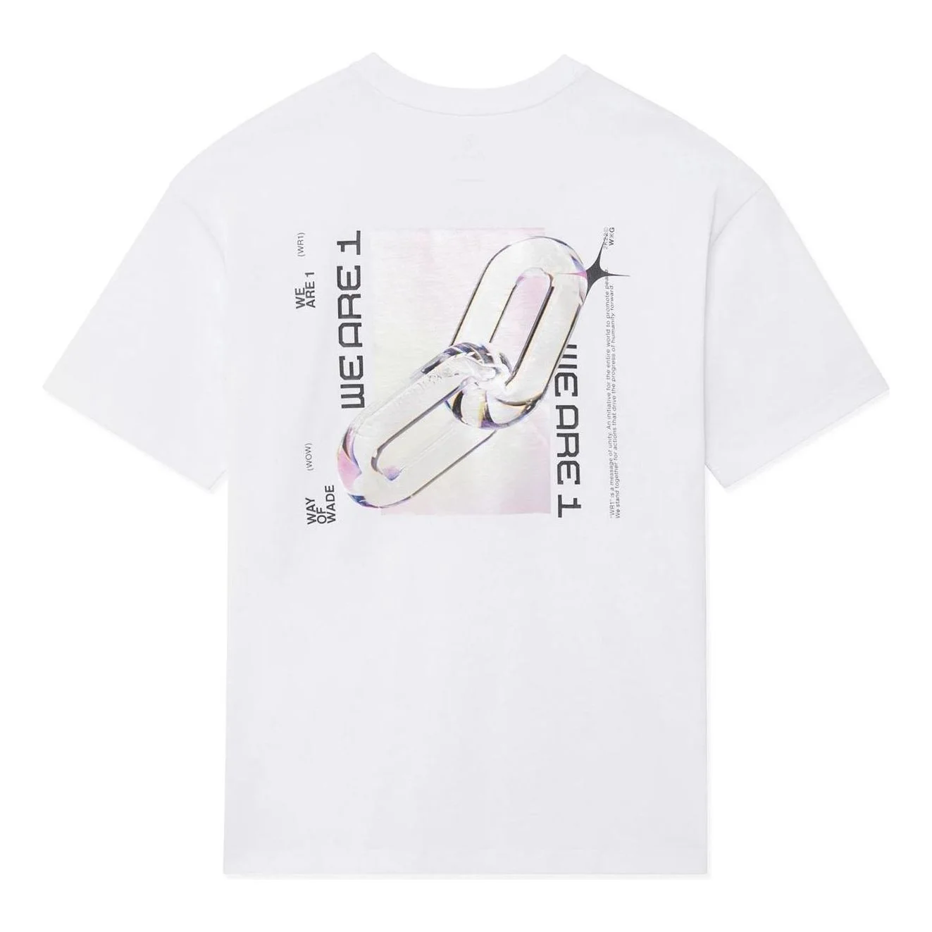 Li-Ning x Glare Way Of Wade Graphic T-shirt 'White' AHSS643-2 - 1