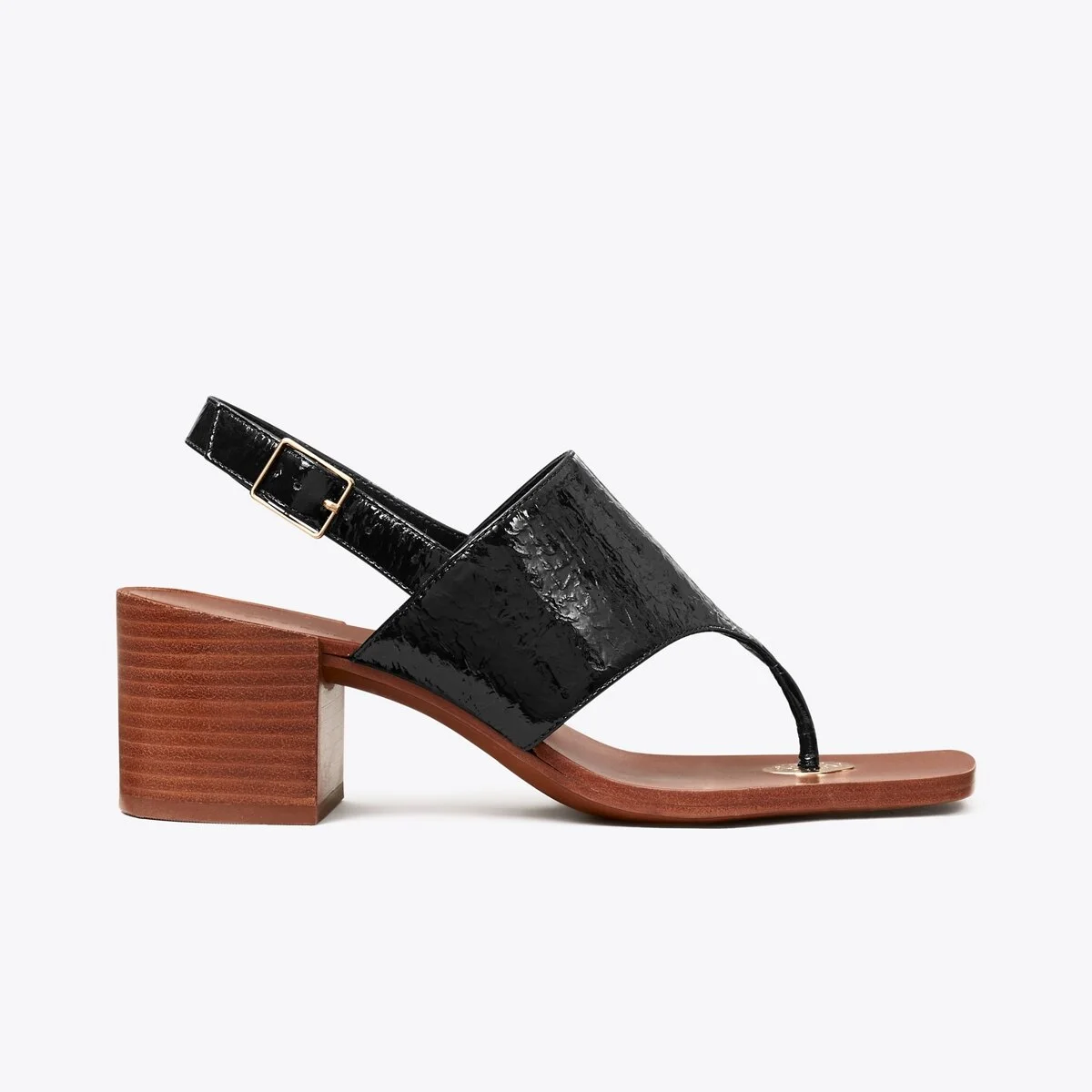 Double T Coin Heeled Sandal - 1