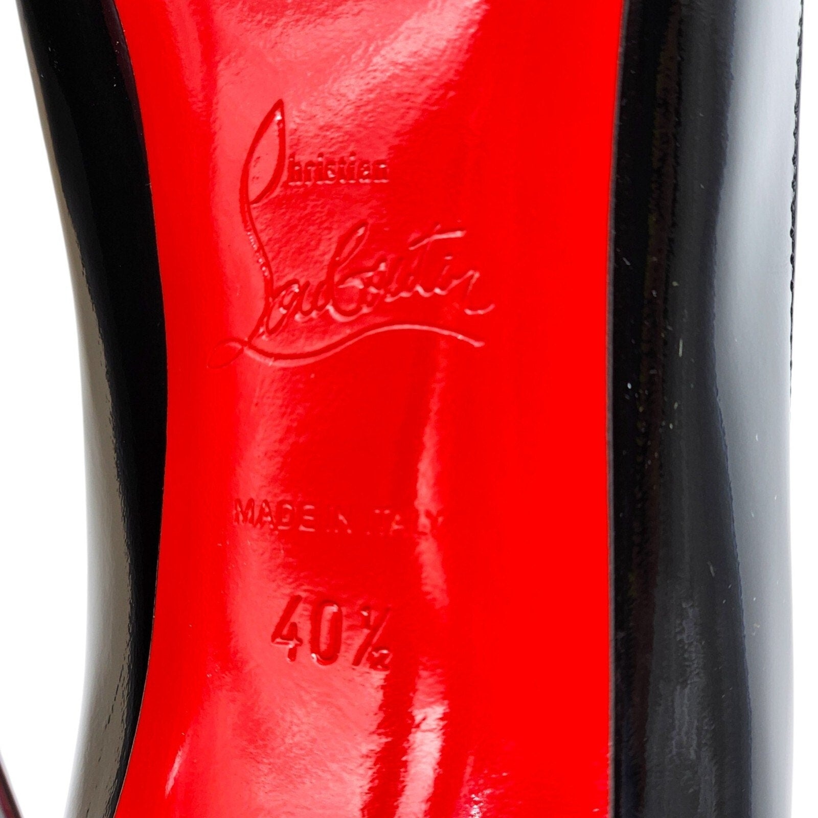 Christian Louboutin Patent Leather Kate 100mm Pumps in Black - 10