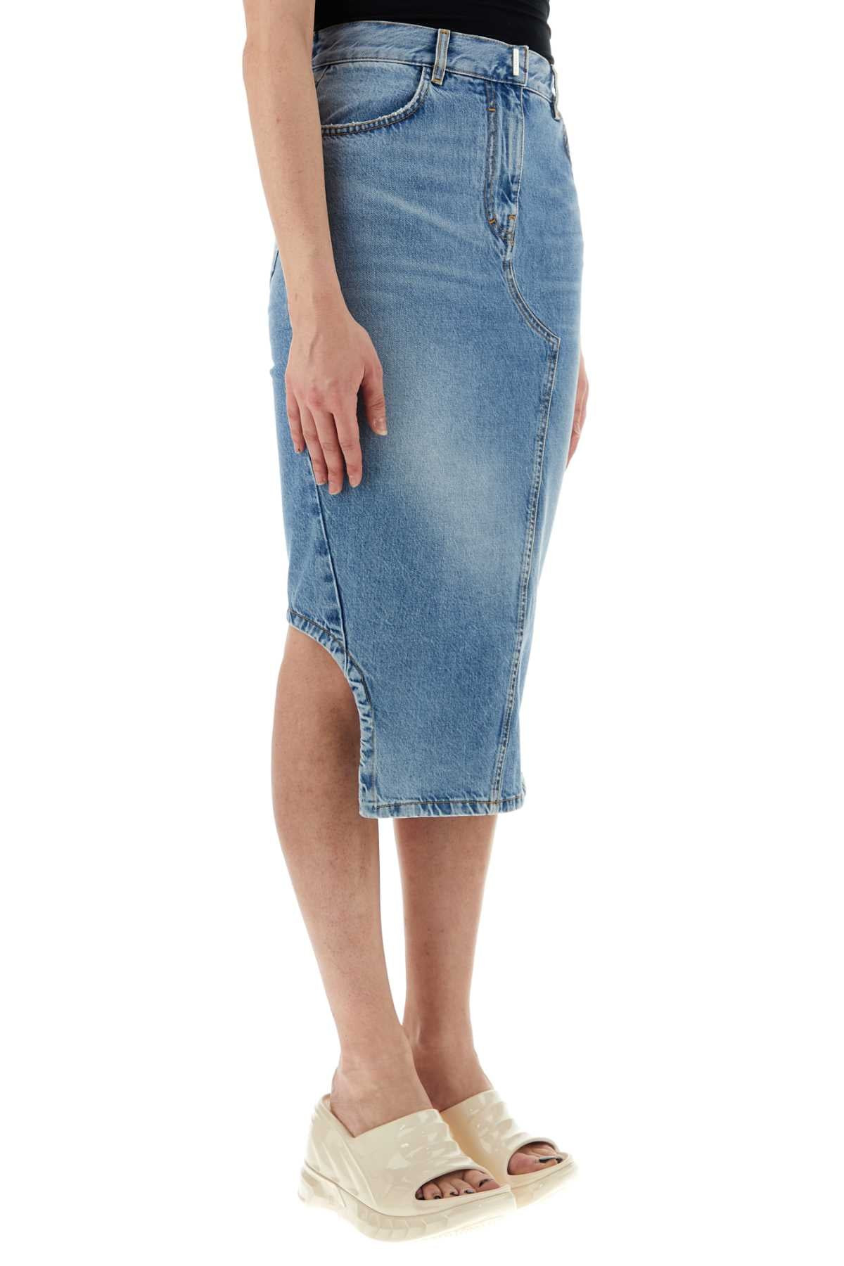 Givenchy Women Denim Midi Skirt - 3