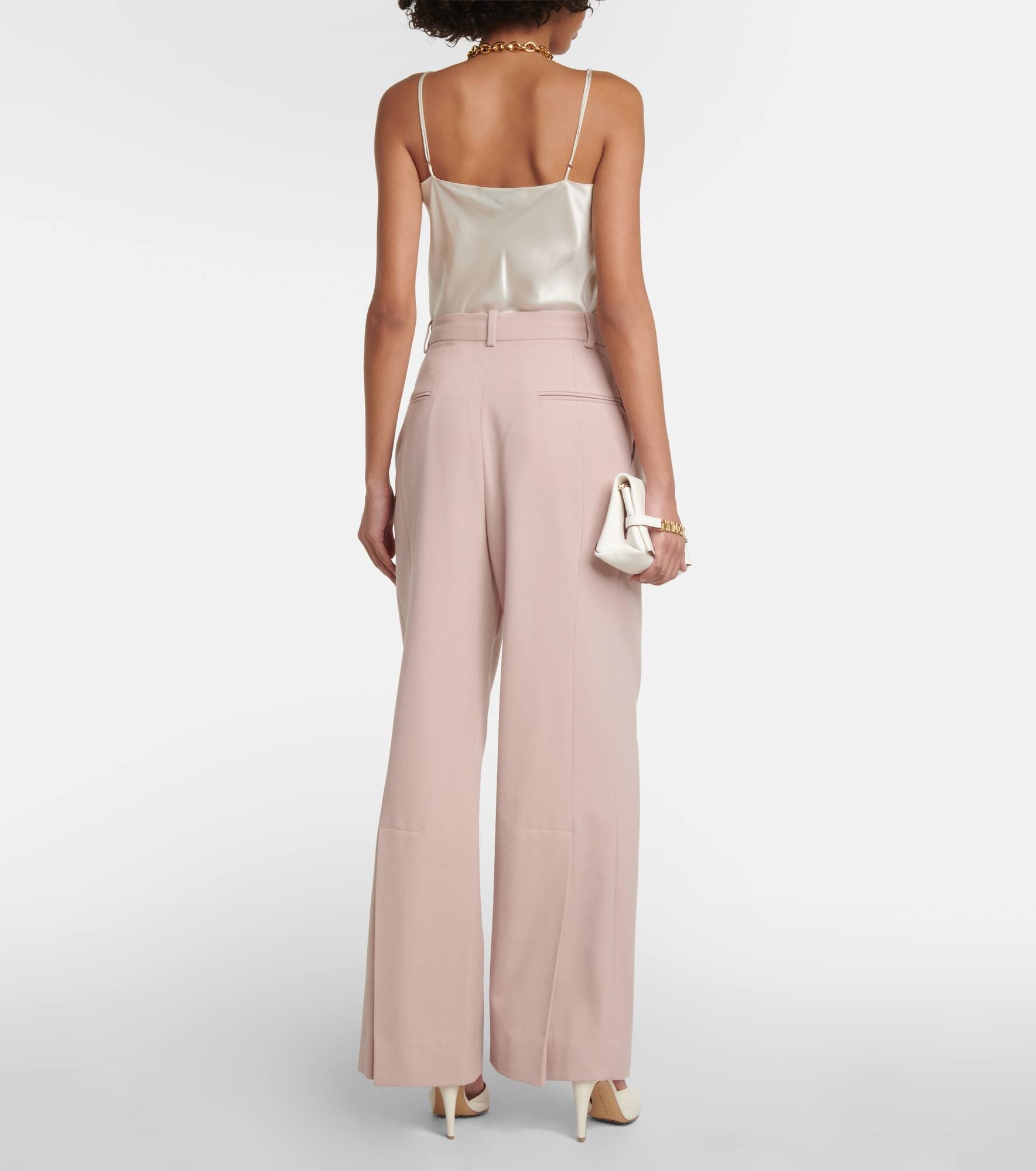 High-rise wide-leg pants - 3