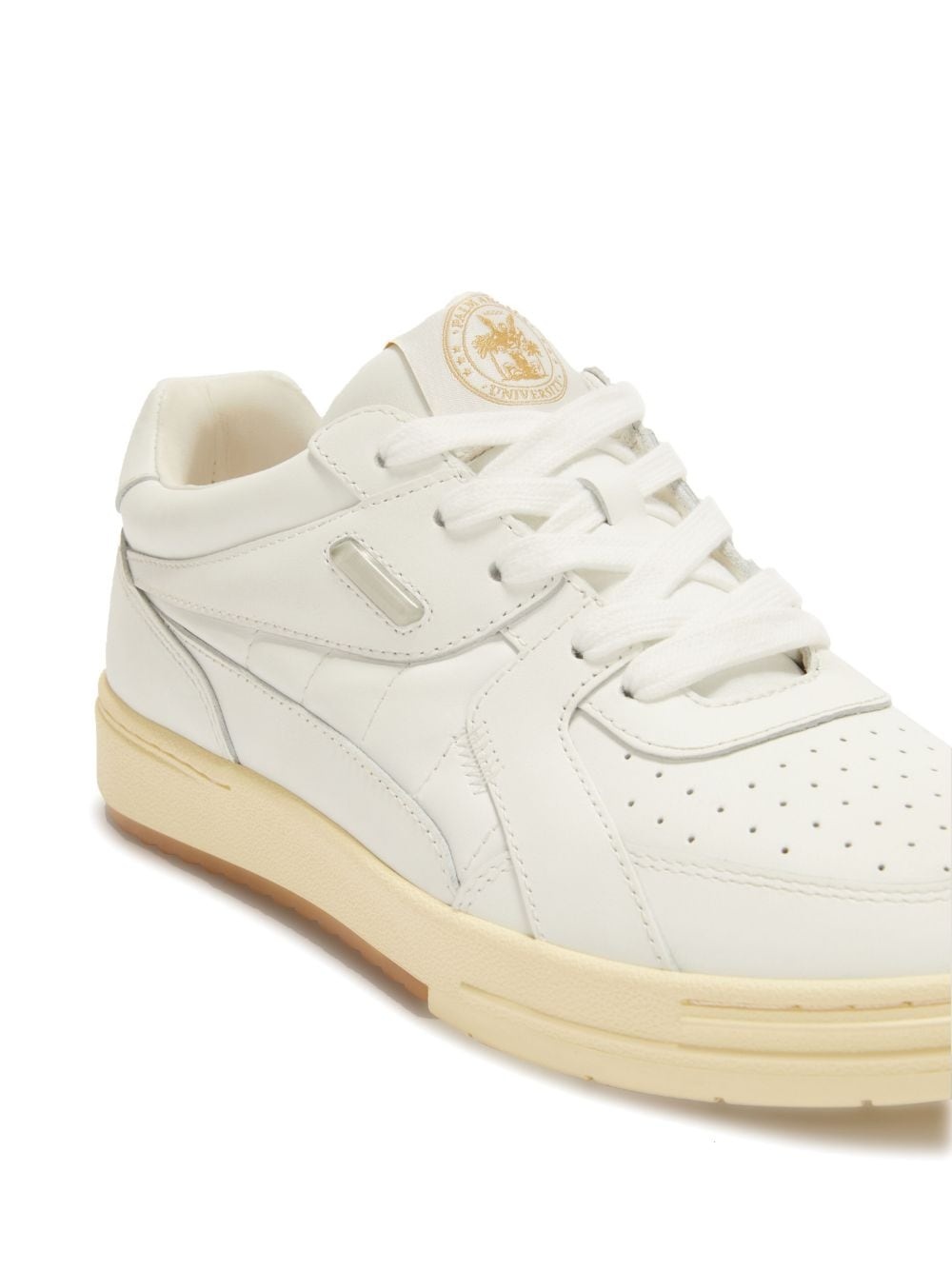 University lace-up leather sneakers - 5