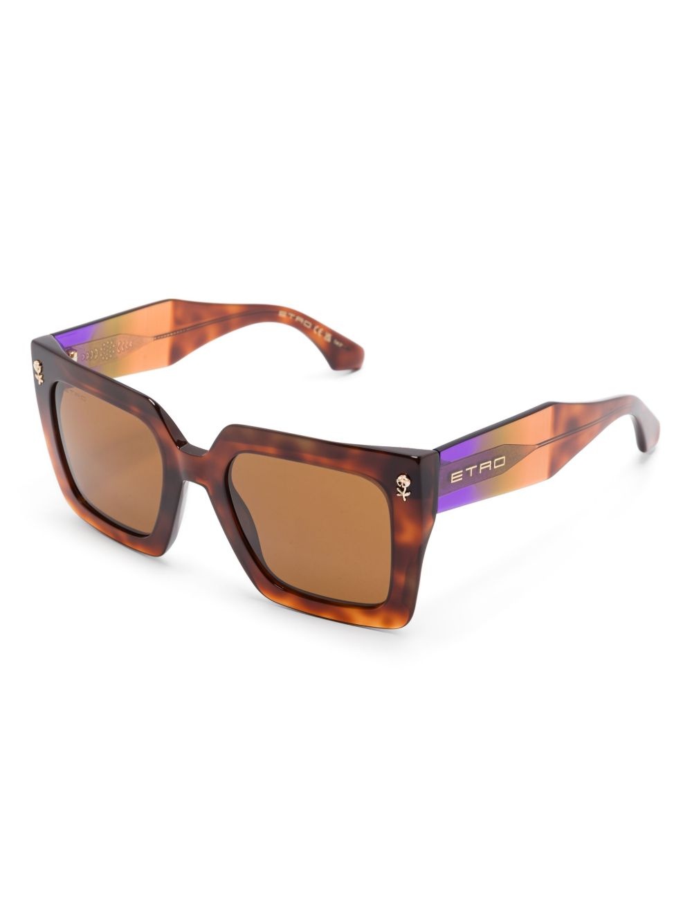 square-frame sunglasses - 2