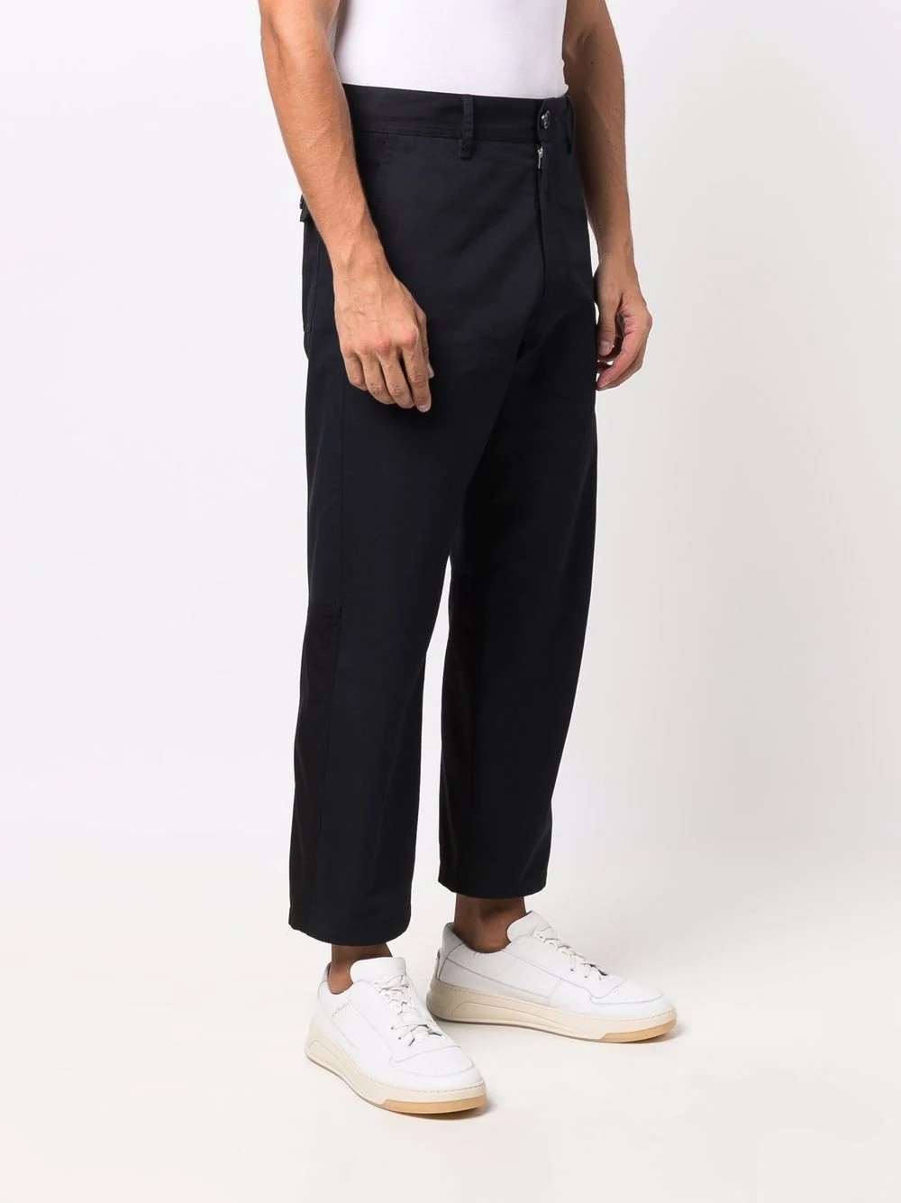 straight-leg cropped trousers - 3