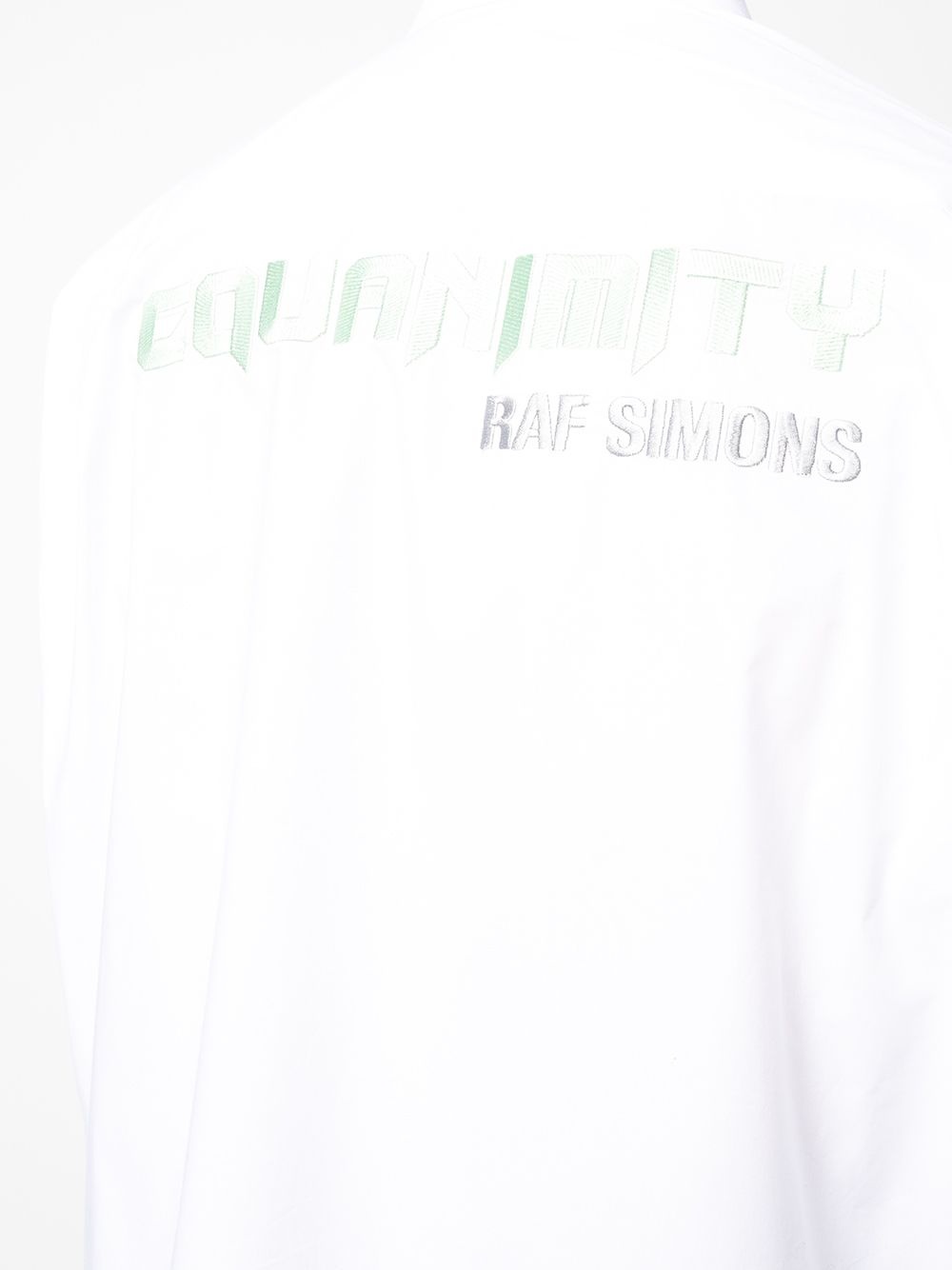 logo-embroidered long-sleeve shirt - 6
