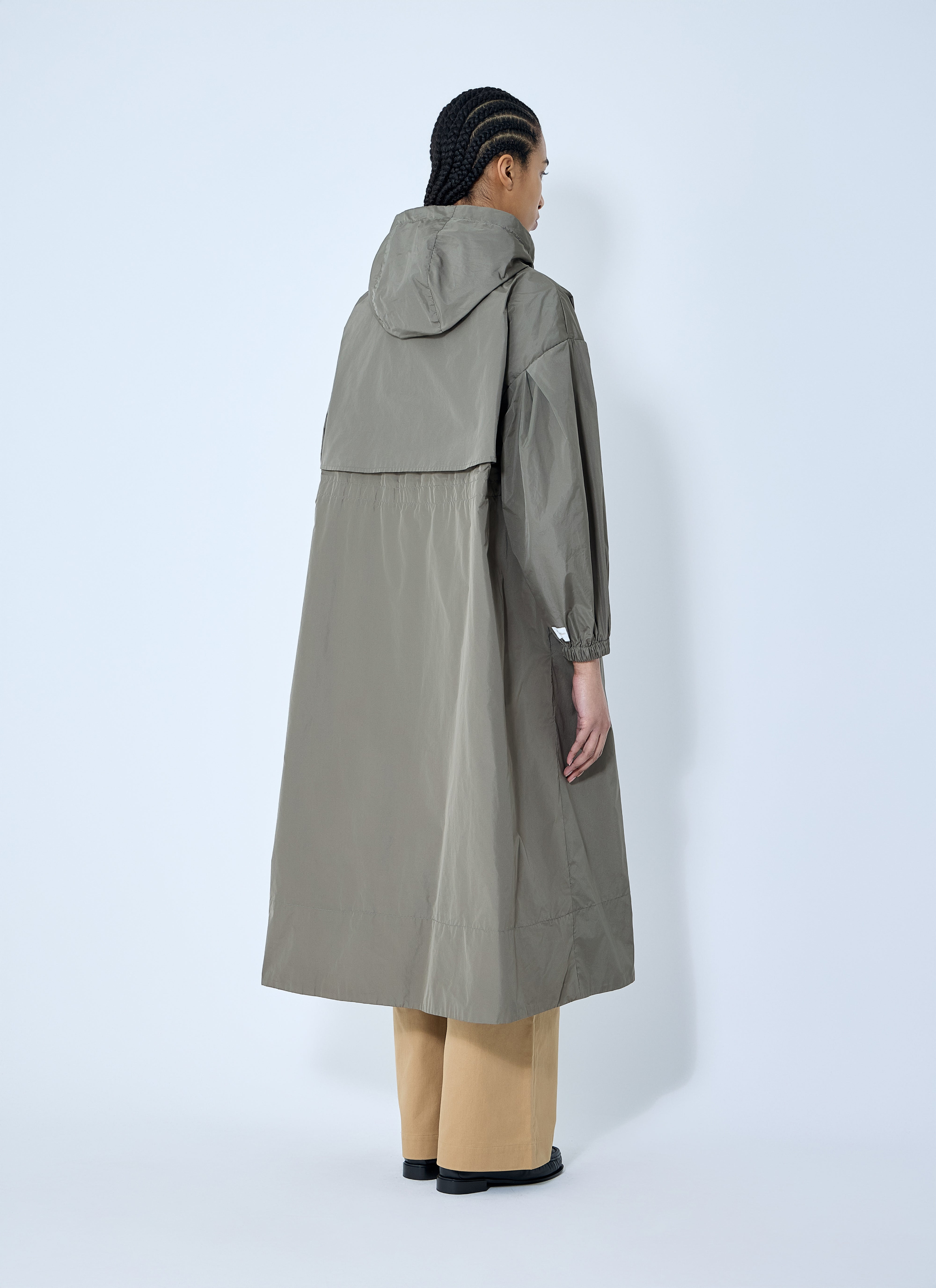 Max Mara Women Ripstop Hooded Coat - 4