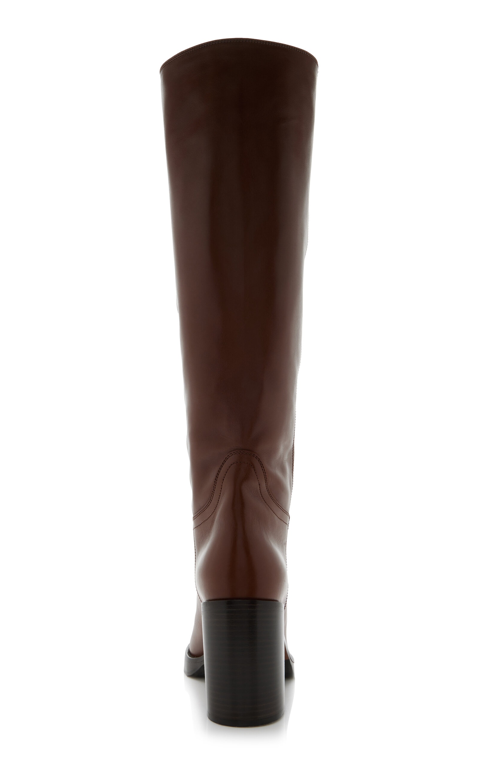 Leather Knee Boots brown - 5