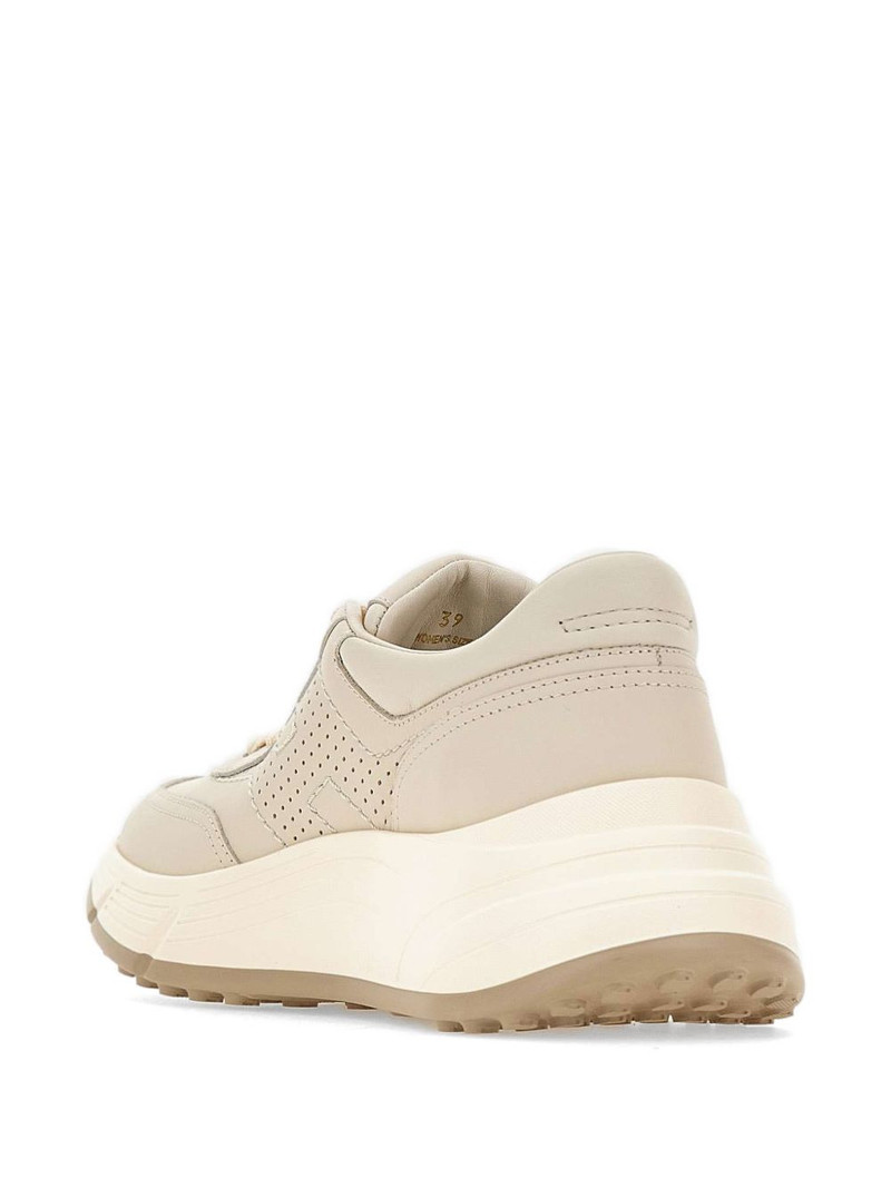 H669 perforated platform sneakers 3