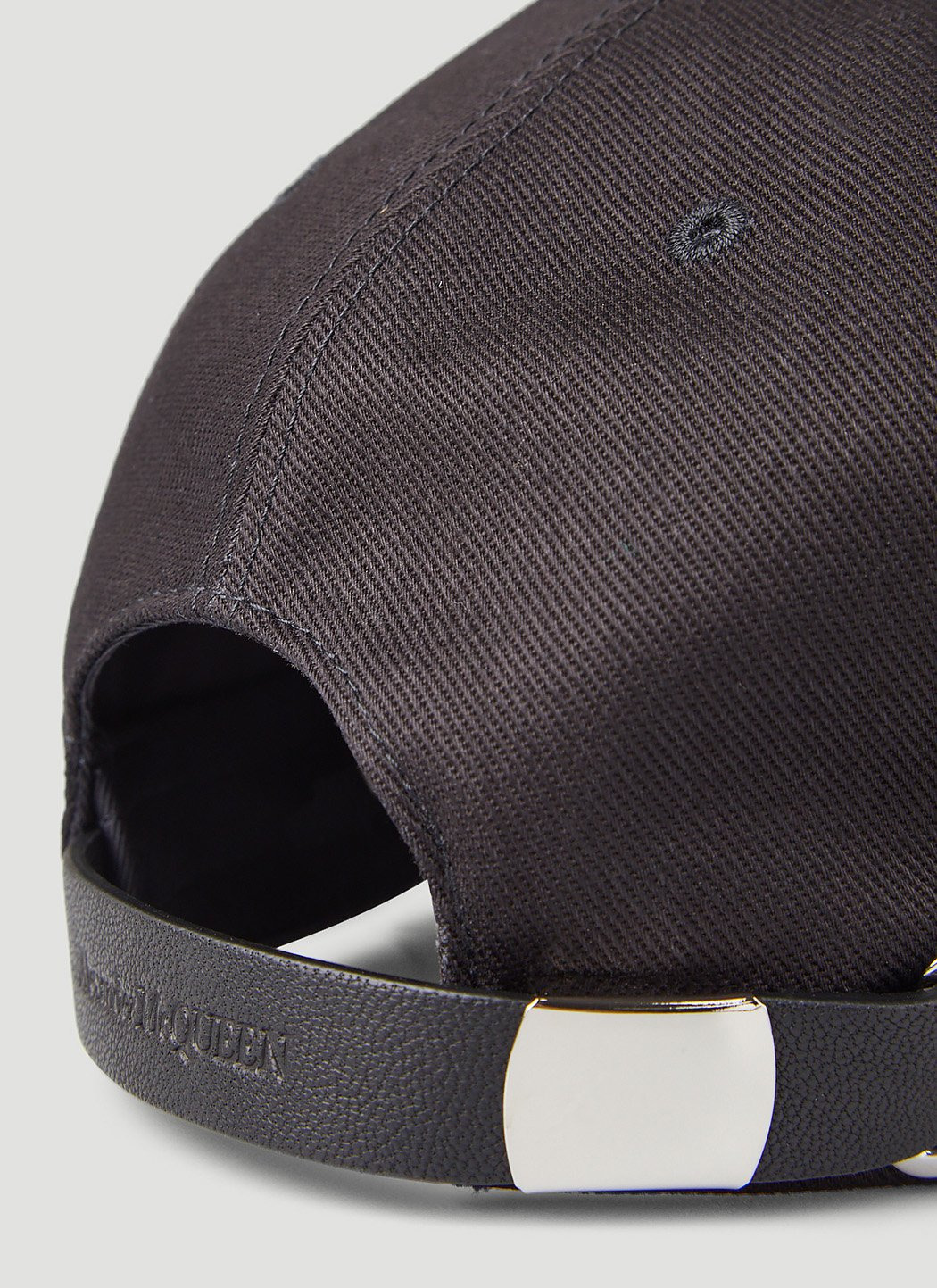 Alexander Mcqueen Men Embroidered-Logo Baseball Cap - 4