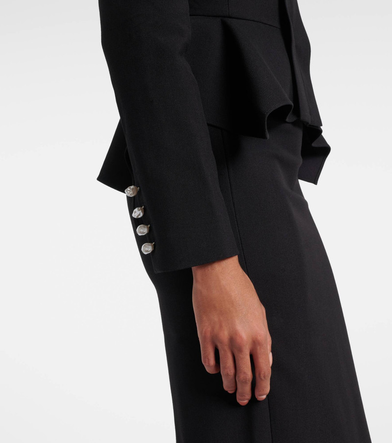 Peplum crêpe jacket 5