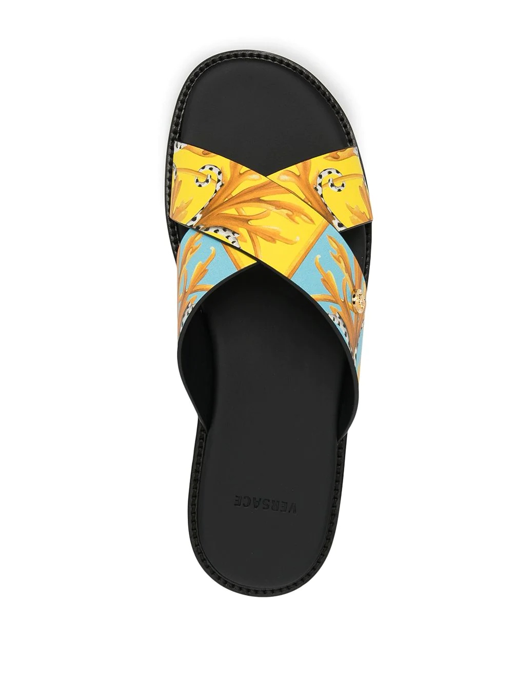 crisscross slip-on sandals - 4