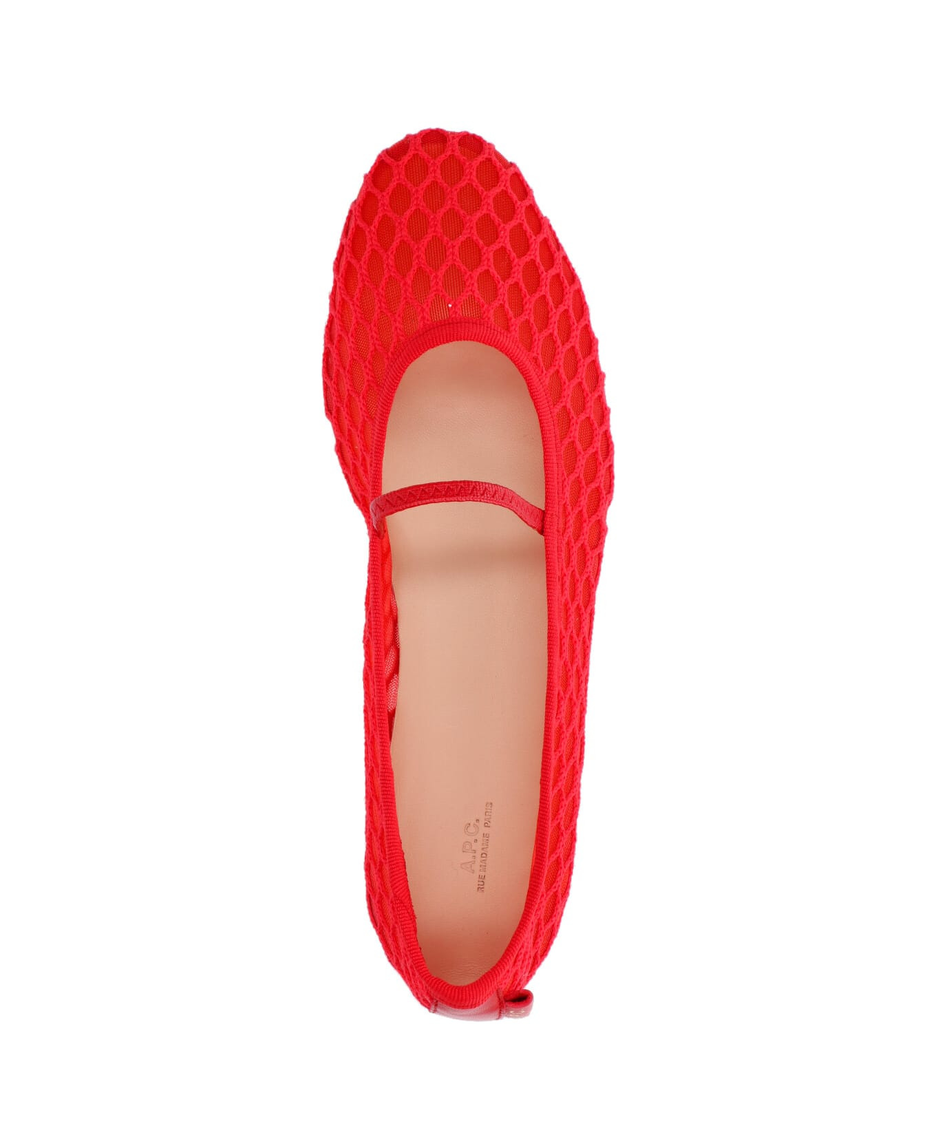"swan" Mesh Ballet Flats - 5