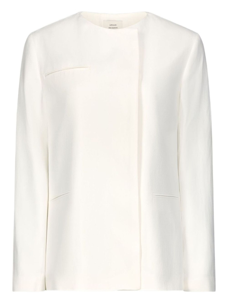 Bono asymmetric welt pocket jacket 1
