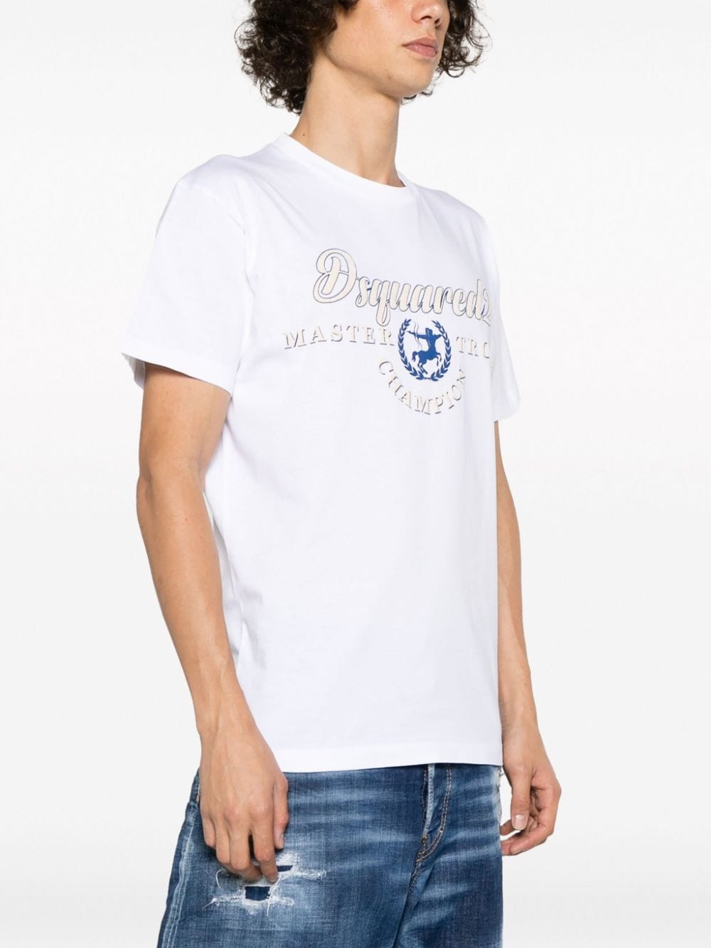 logo-print cotton T-Shirt - 3