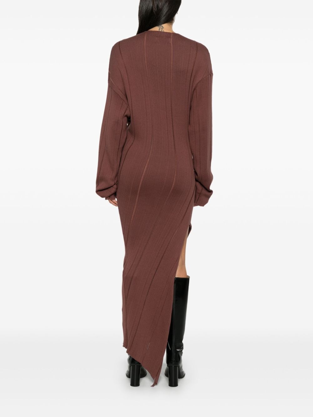 knitted maxi dress - 4
