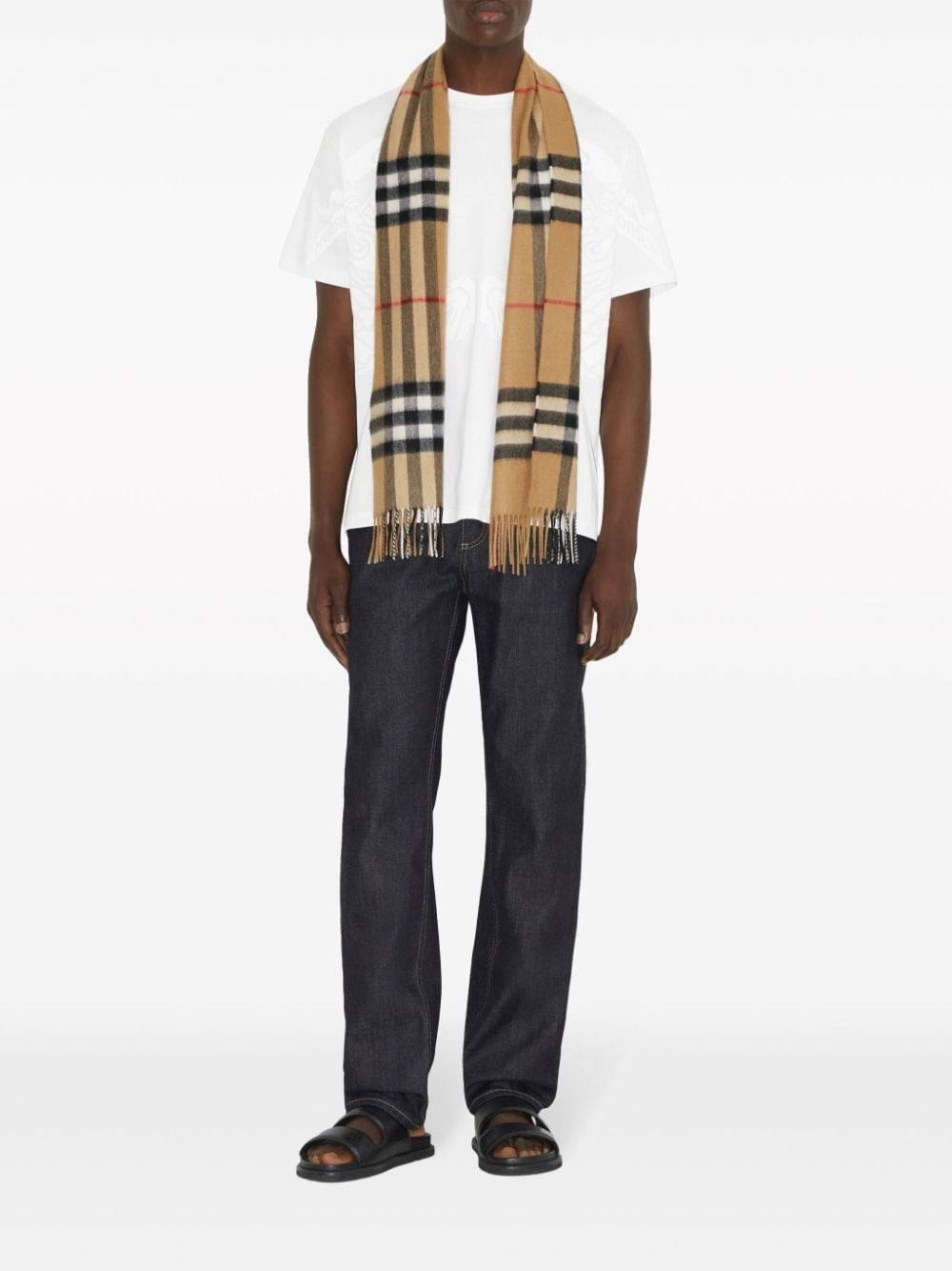 Burberry æ ¼çº¹ç¾ç»å´å·¾ - 4