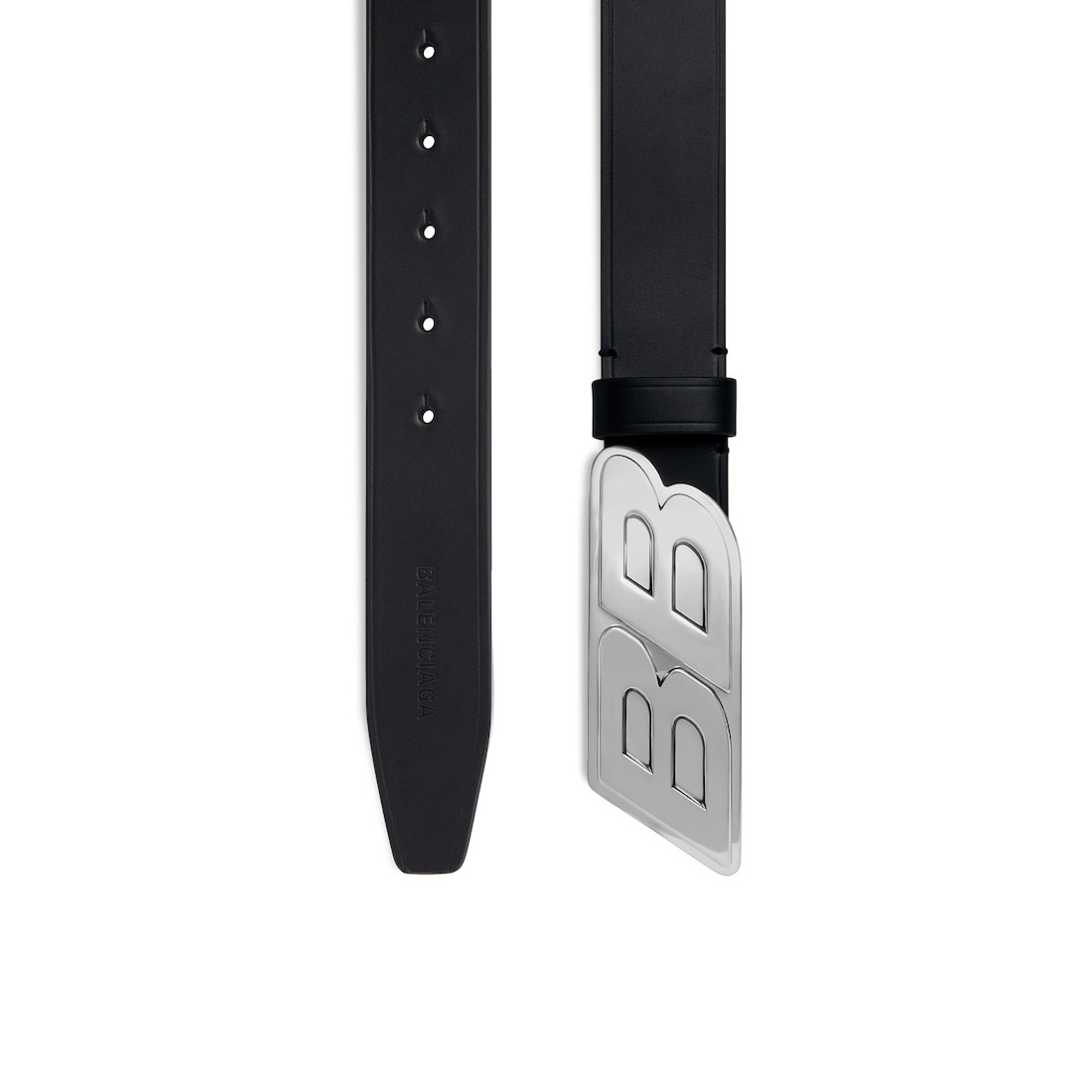 Men's Moto Logo Belt  in Black - 1