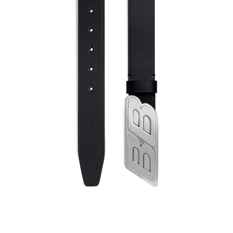 Men's Moto Logo Belt  in Black 1