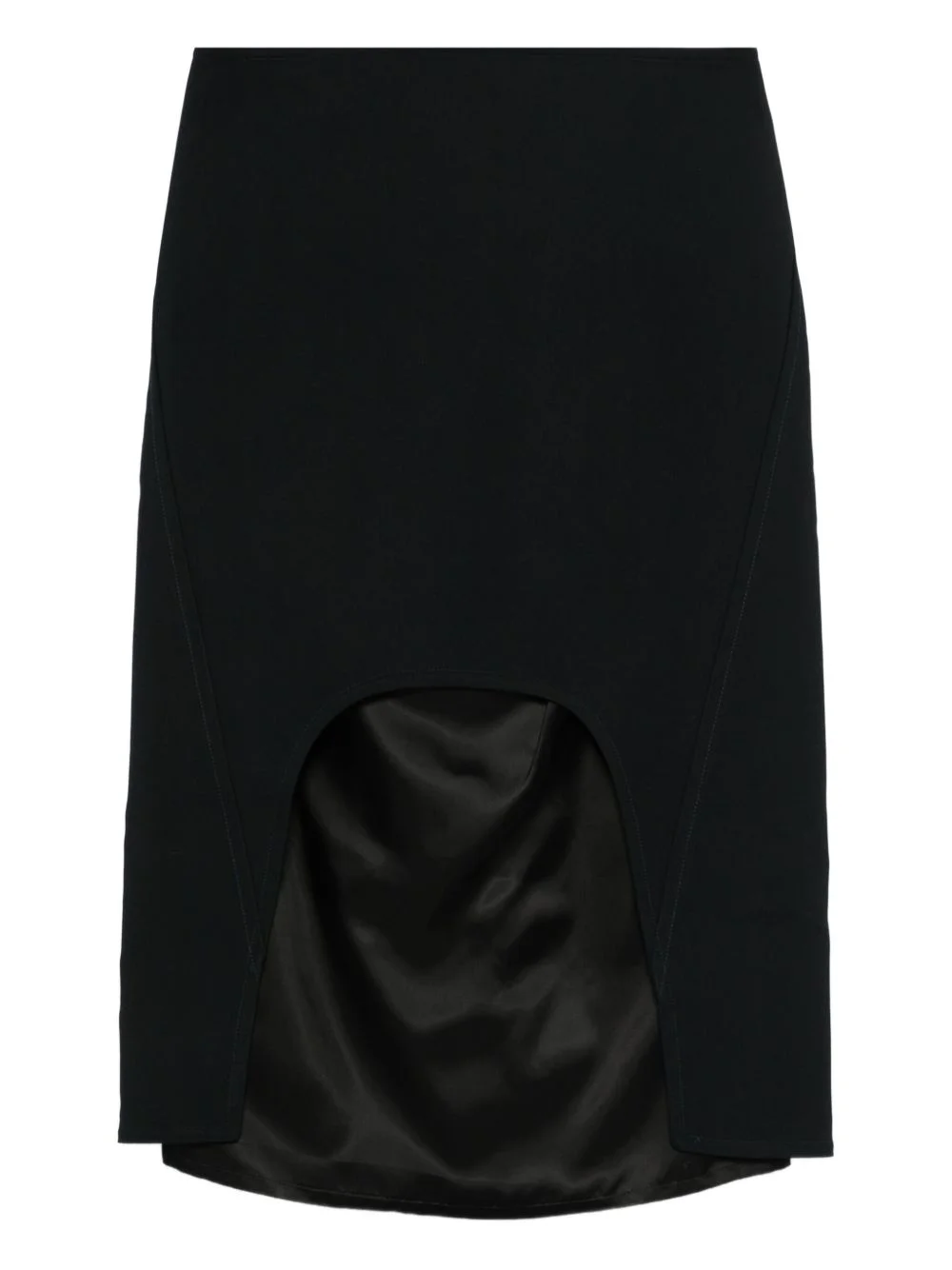 cut-out midi skirt - 1