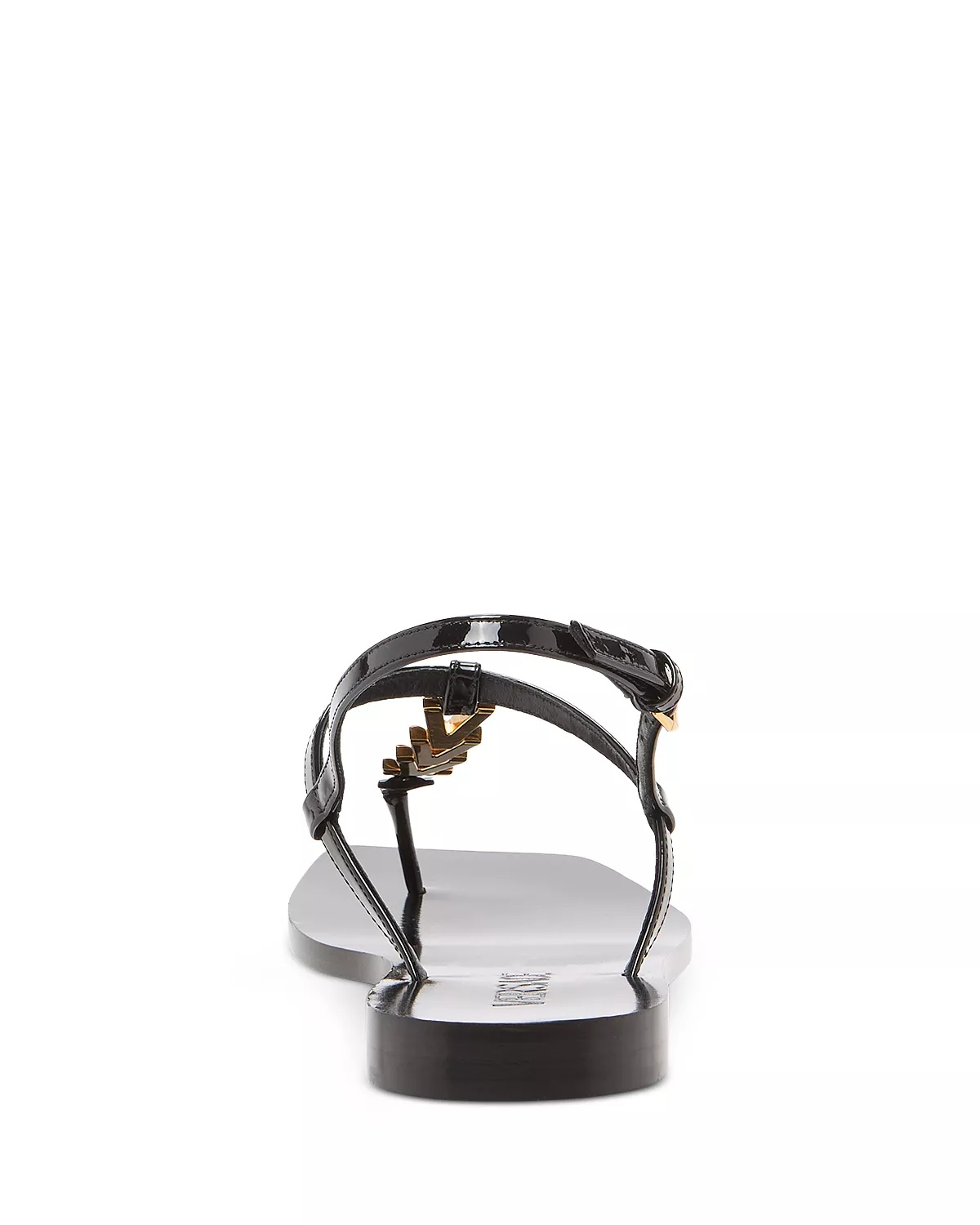 Women's Leather T Strap Sandals - 5