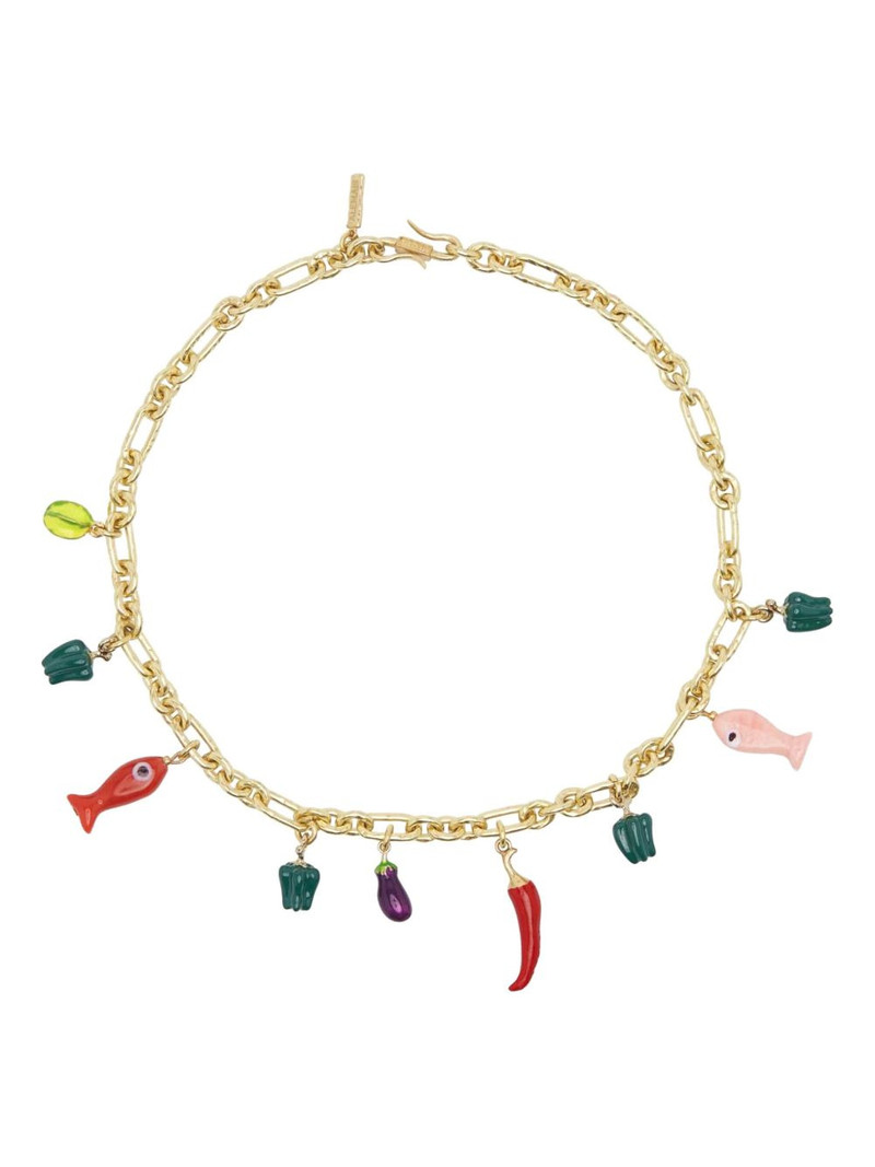 charm chain necklace 1