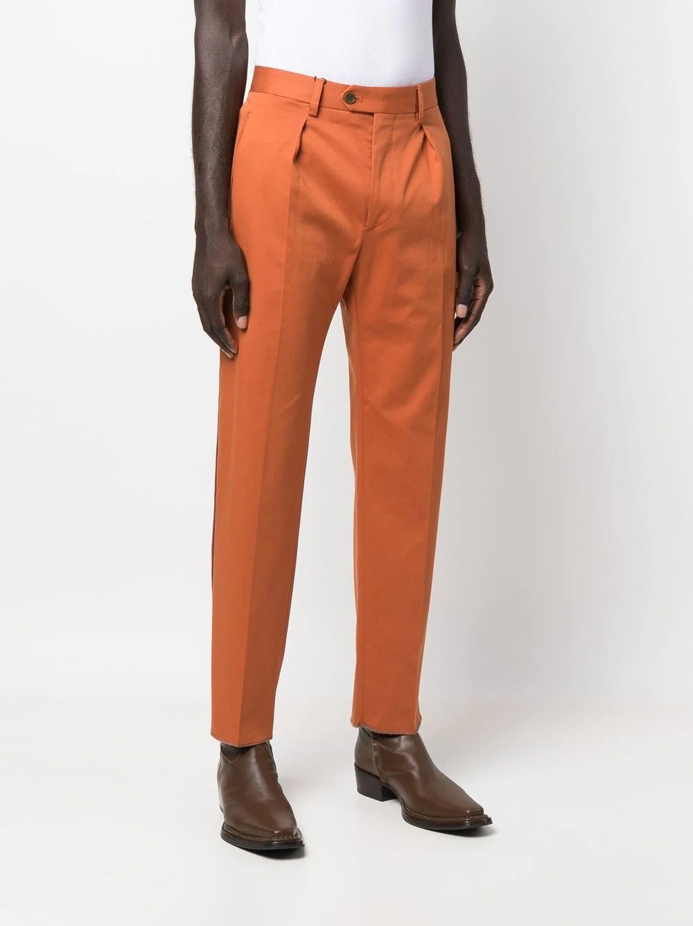 side stripe tailored trousers - 3