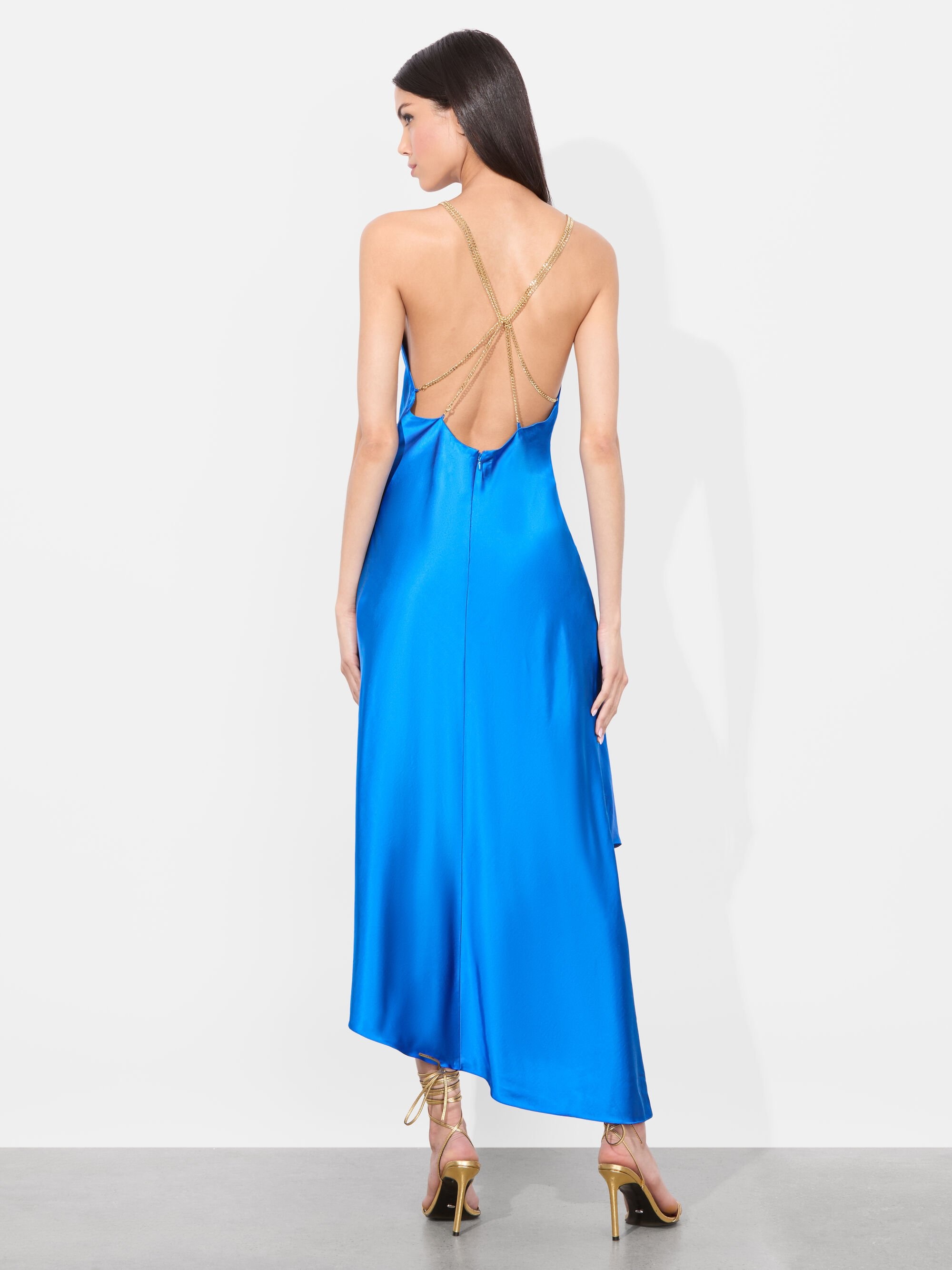 SAVANA CHAIN STRAP MIDI DRESS - 5