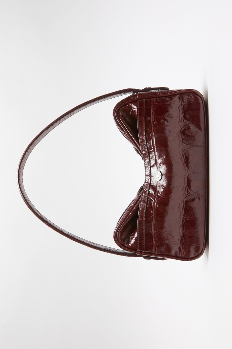 Acne Studios Camero Party shoulder bag - Burgundy outlook