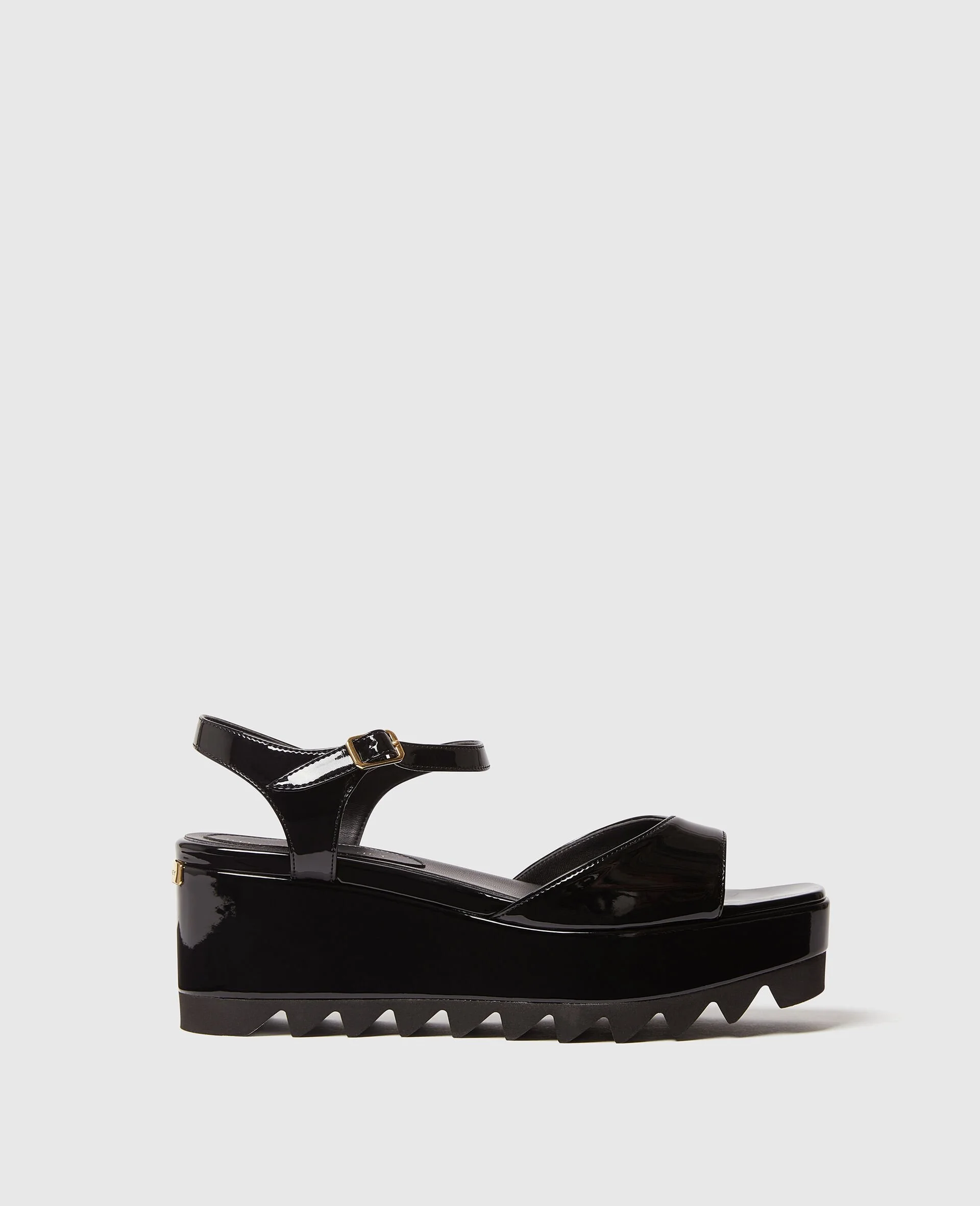Elyse Patent Platform Sandals - 1